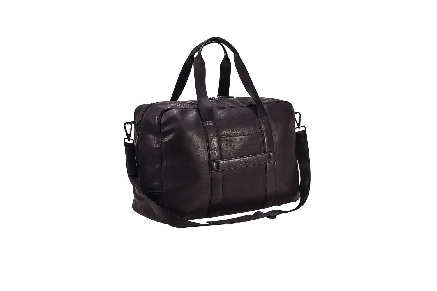 Leonhard Heyden Den Haag Leder-Reisetasche Schwarz