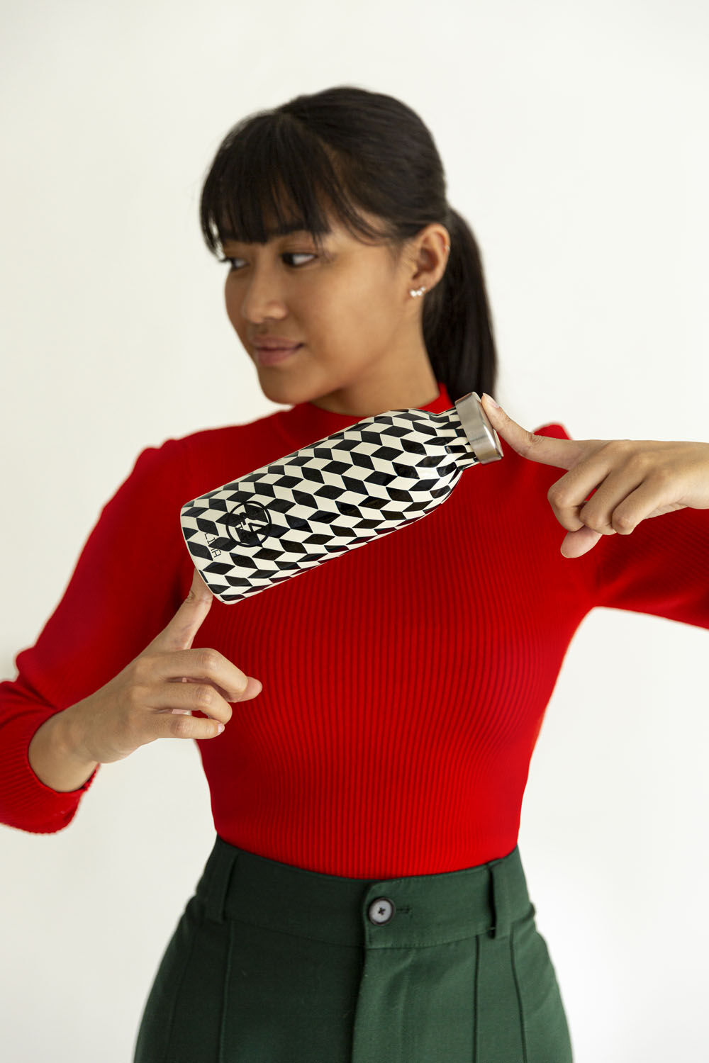 24Bottles® Clima Bottle Groovy 500ml White 24Bottles® Clima Bottle Groovy 500ml White