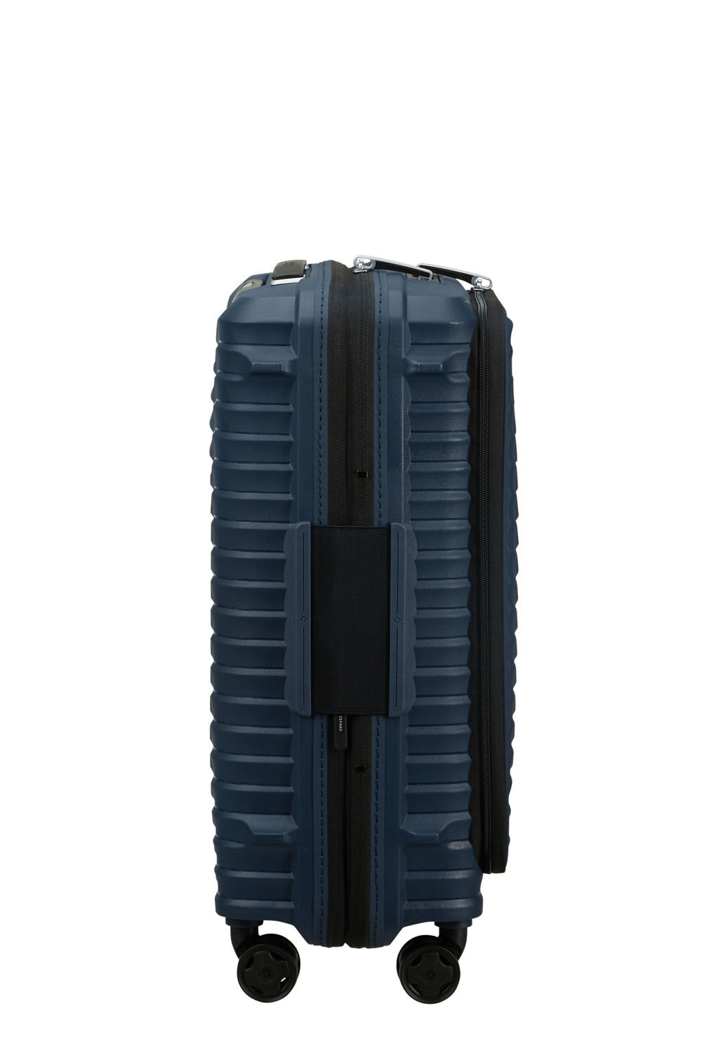 Samsonite Upscape Trolley mit 4 Rollen erweiterbar 55cm -Easy Access + GRATIS HOTELGUTSCHEIN Blue Nights