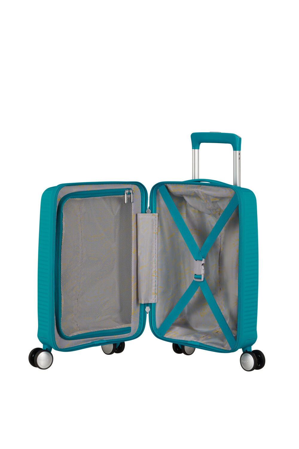 American Tourister Soundbox Mini 47cm, Handgepäck Deep Teal