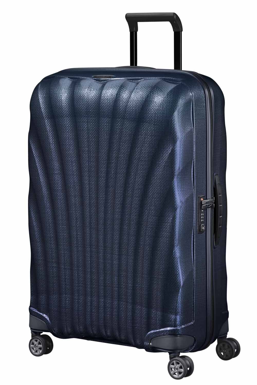 Samsonite C-Lite Trolley mit 4 Rollen 75cm + GRATIS HOTELGUTSCHEIN Midnight Blue
