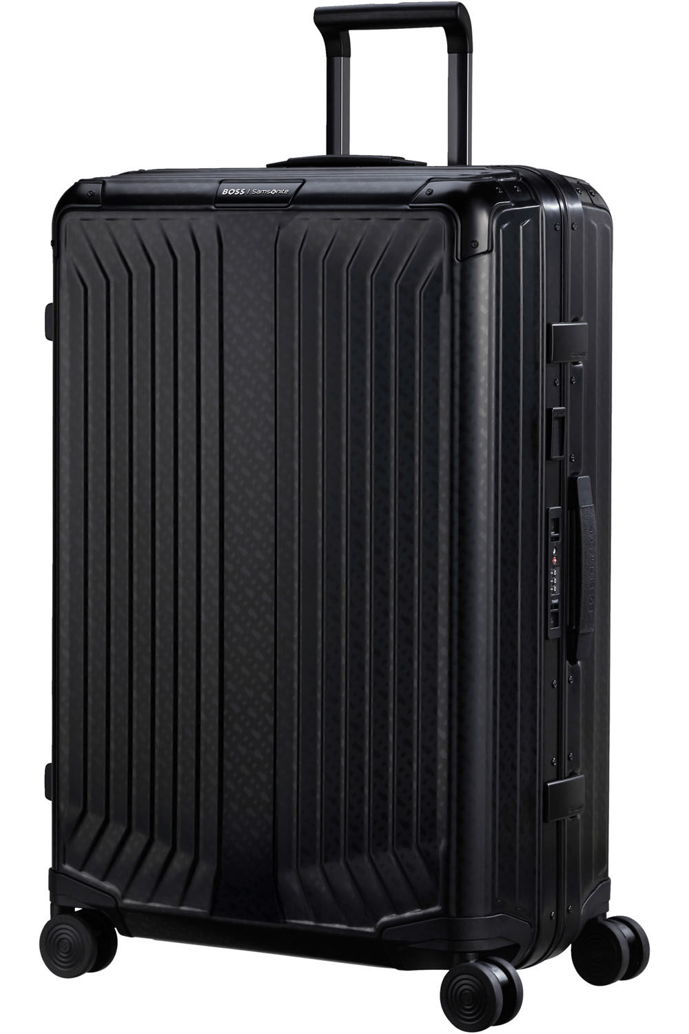 Samsonite BOSS Trolley mit 4 Rollen 76cm Graphite Monogram