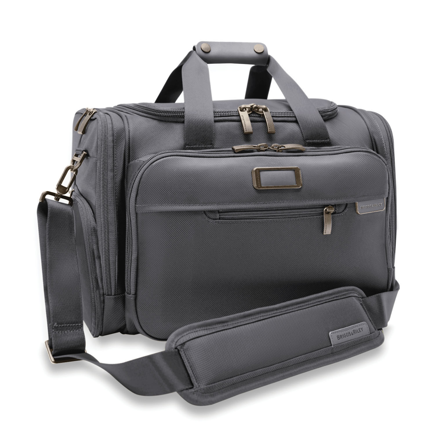 Briggs & Riley Baseline Limited Edition Underseat Duffle Steel Grey Briggs & Riley Baseline Limited Edition Underseat Duffle Steel Grey