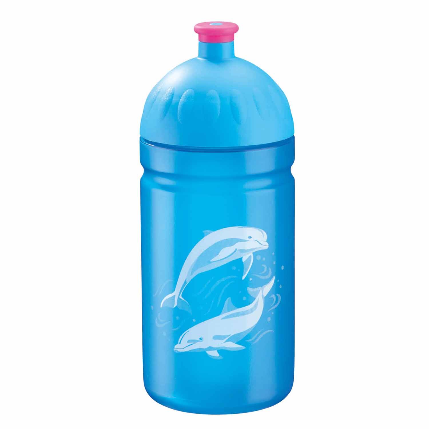 Step by Step Schulzubehör Plastik-Trinkflasche 0,5 L Dolphin Pippa
