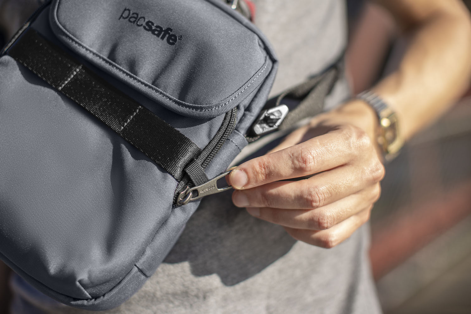 pacsafe X Anti-Theft Compact Crossbody Slate