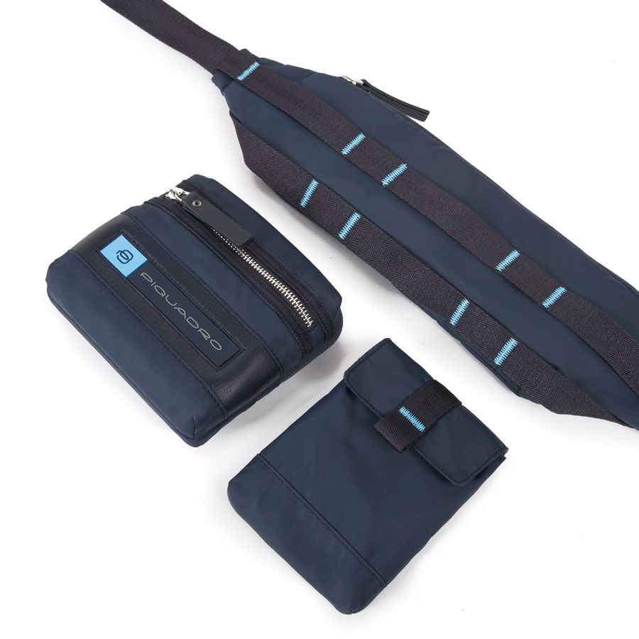 Piquadro PQ-Bios Gürteltasche mit ausnehmbarem Utility-Taschen rot Piquadro PQ-Bios Gürteltasche mit ausnehmbarem Utility-Taschen rot