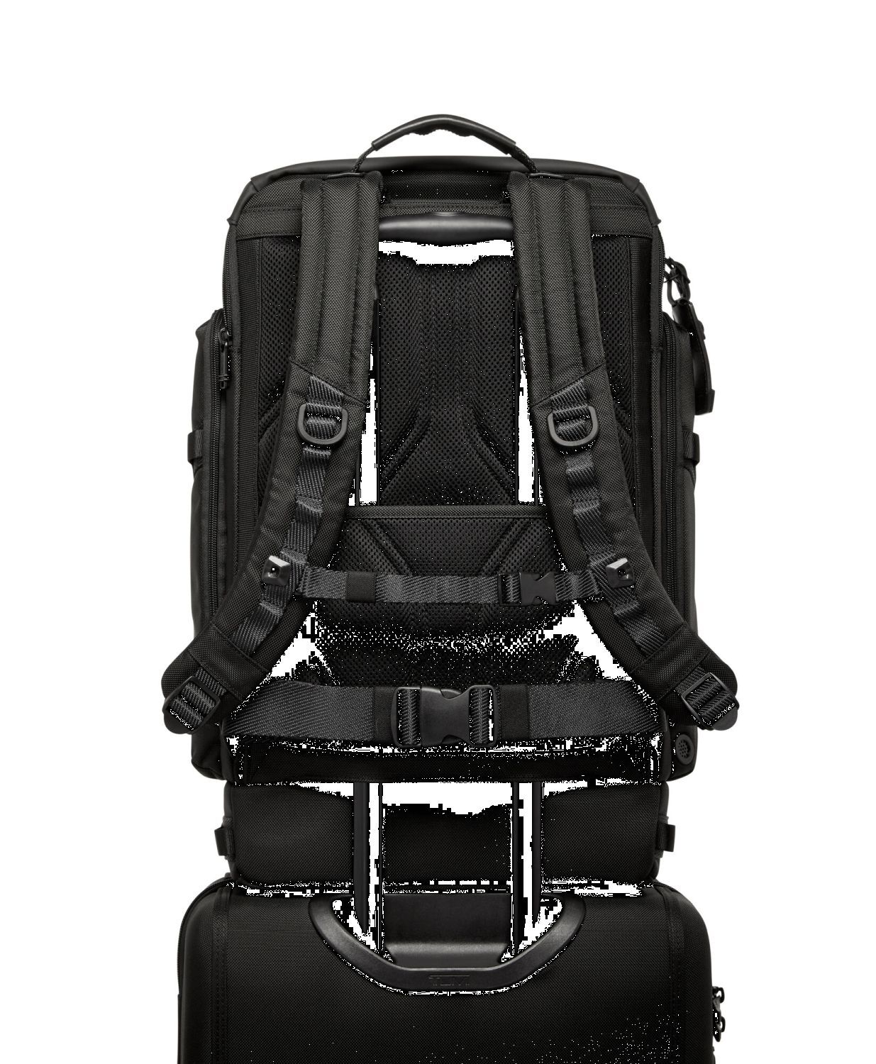 Tumi Alpha Bravo Expedition Rucksack mit Überschlag + GRATIS HOTELGUTSCHEIN Schwarz