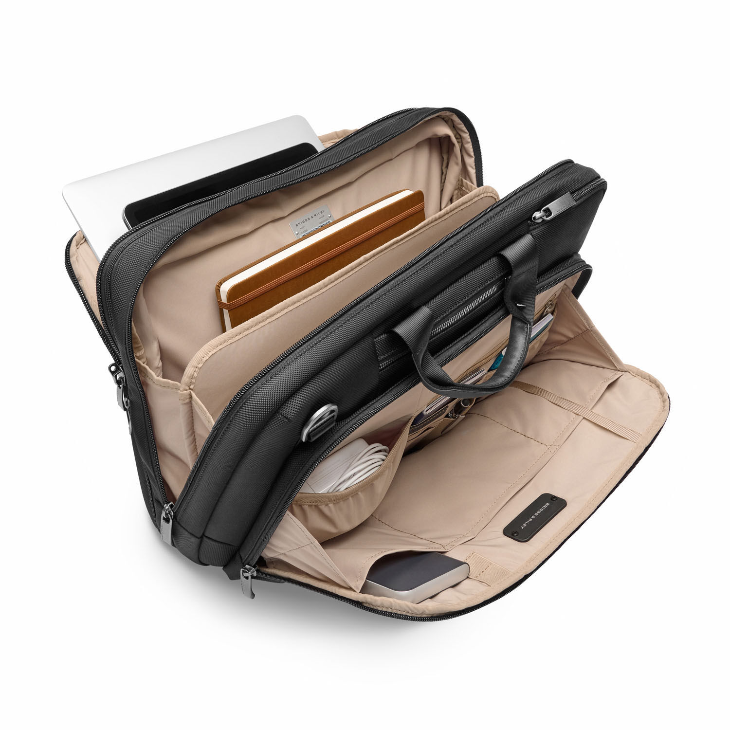 Briggs & Riley Business 2.0 Large Expandable Brief Black