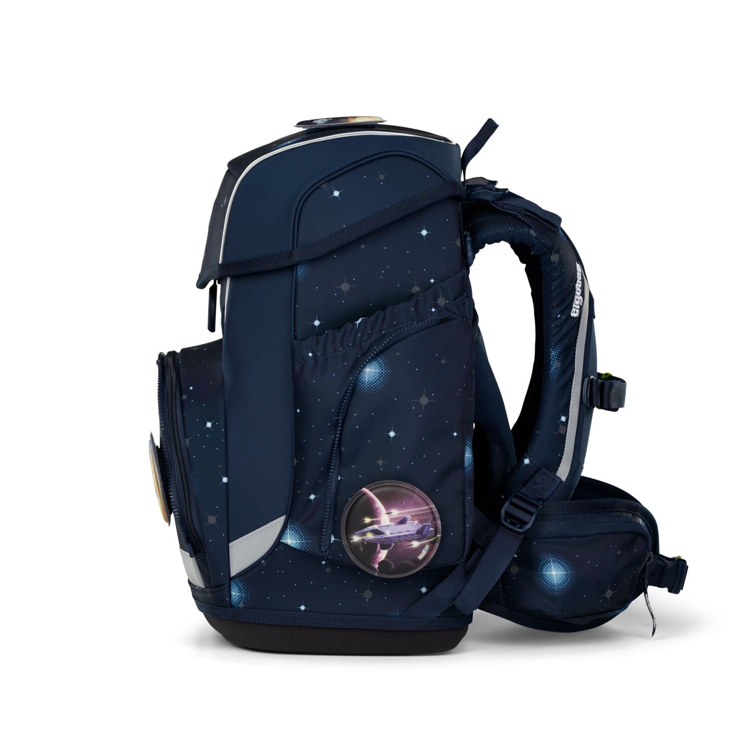 ergobag cubo GALAXY GLOW 5-teiliges Schulrucksack-Set 2025 KoBärnikus