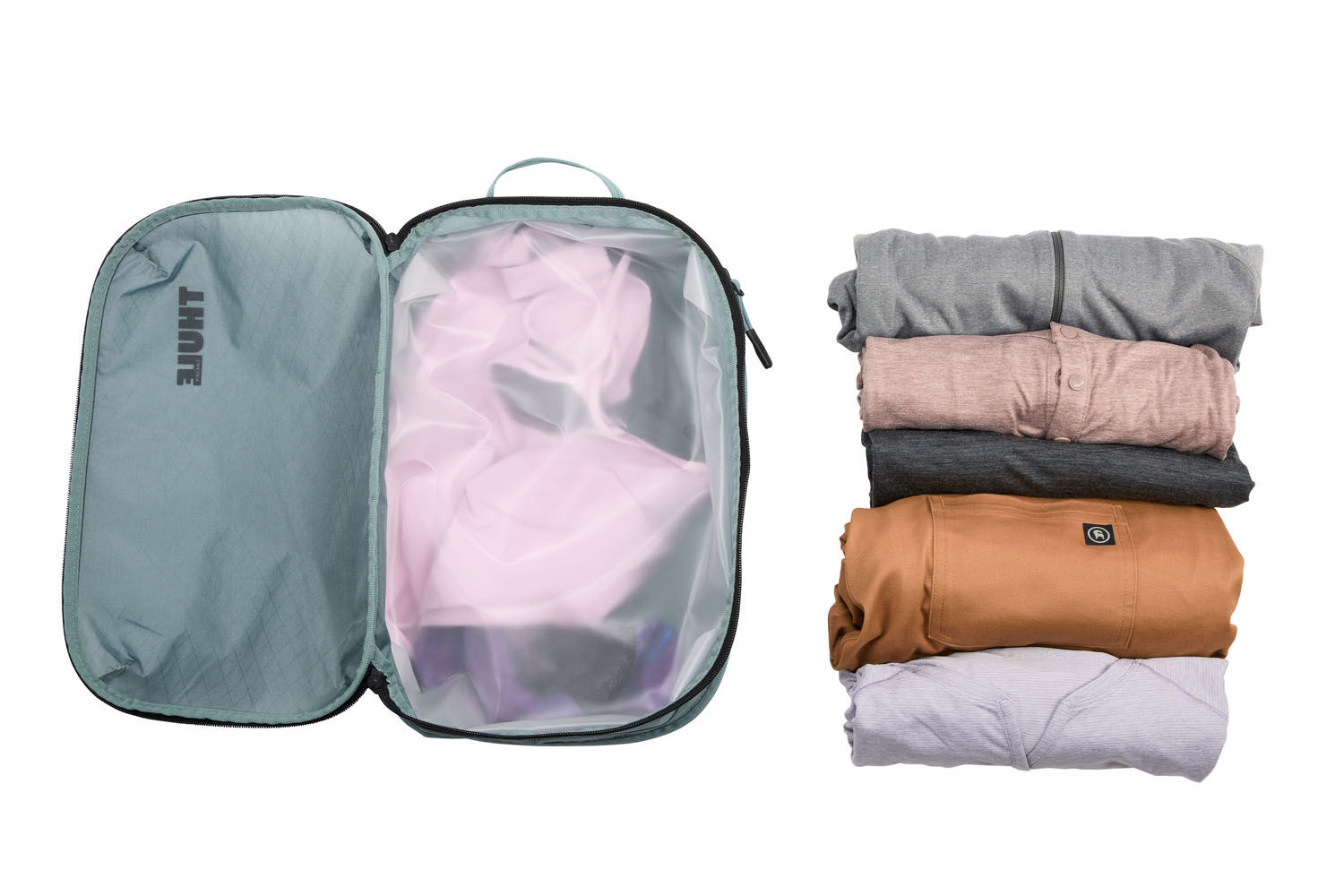 THULE Packing Cube Clean/Dirty Pond Gray