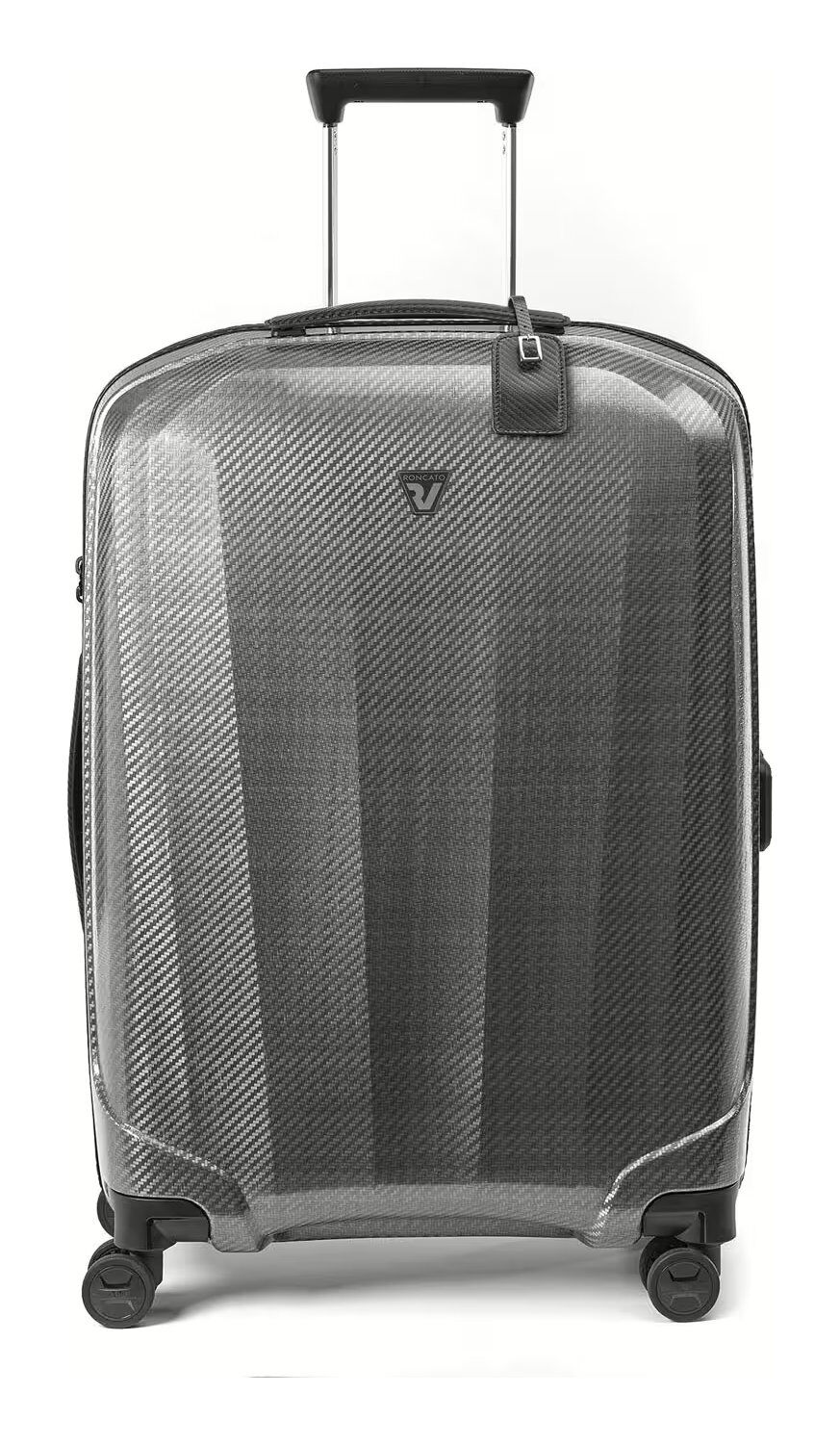 Roncato WE ARE GLAM DLX Mittelgrosser Koffer 70cm erweiterbar Black/Platinum
