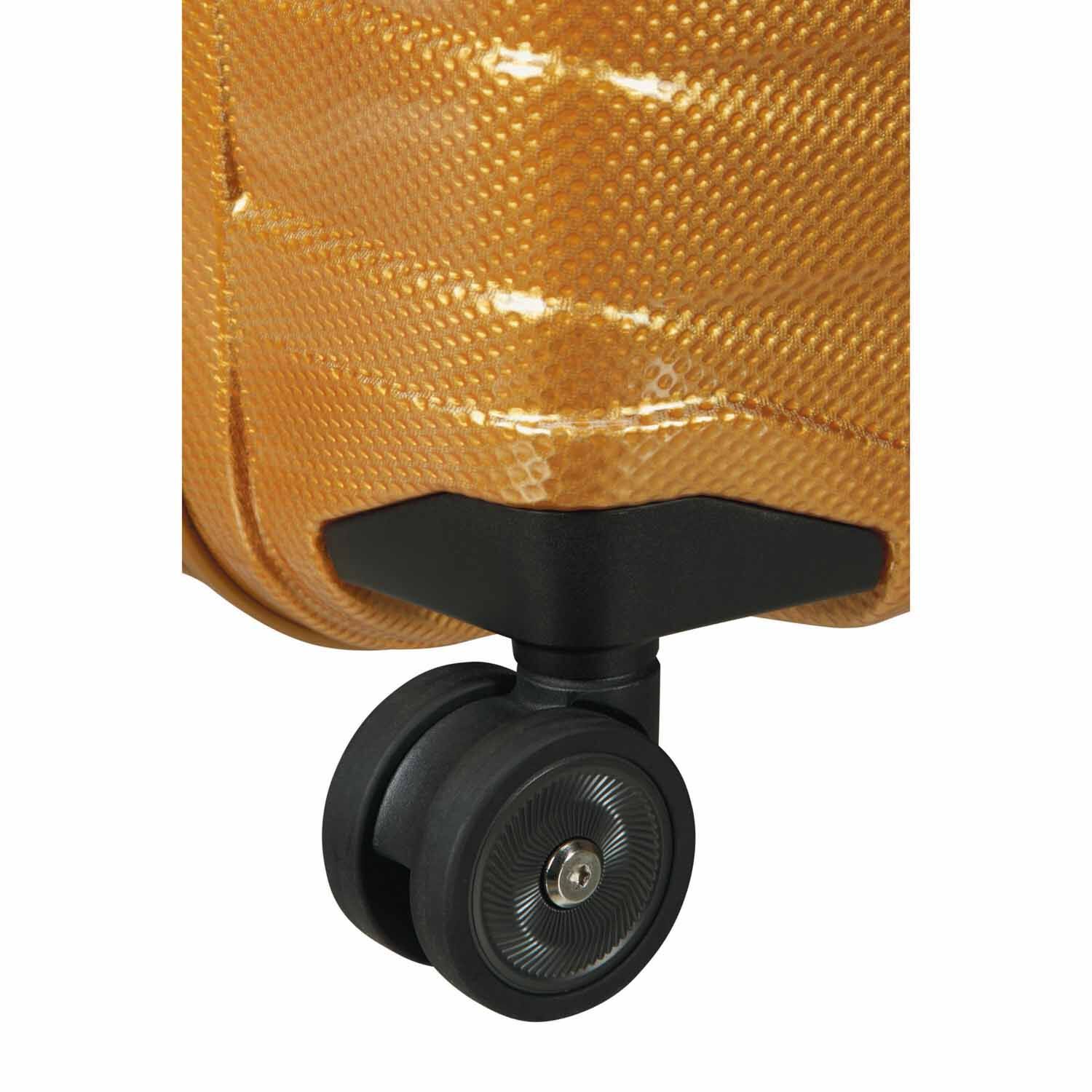 Samsonite Proxis Trolley mit 4 Rollen 75cm + GRATIS HOTELGUTSCHEIN Honey Gold