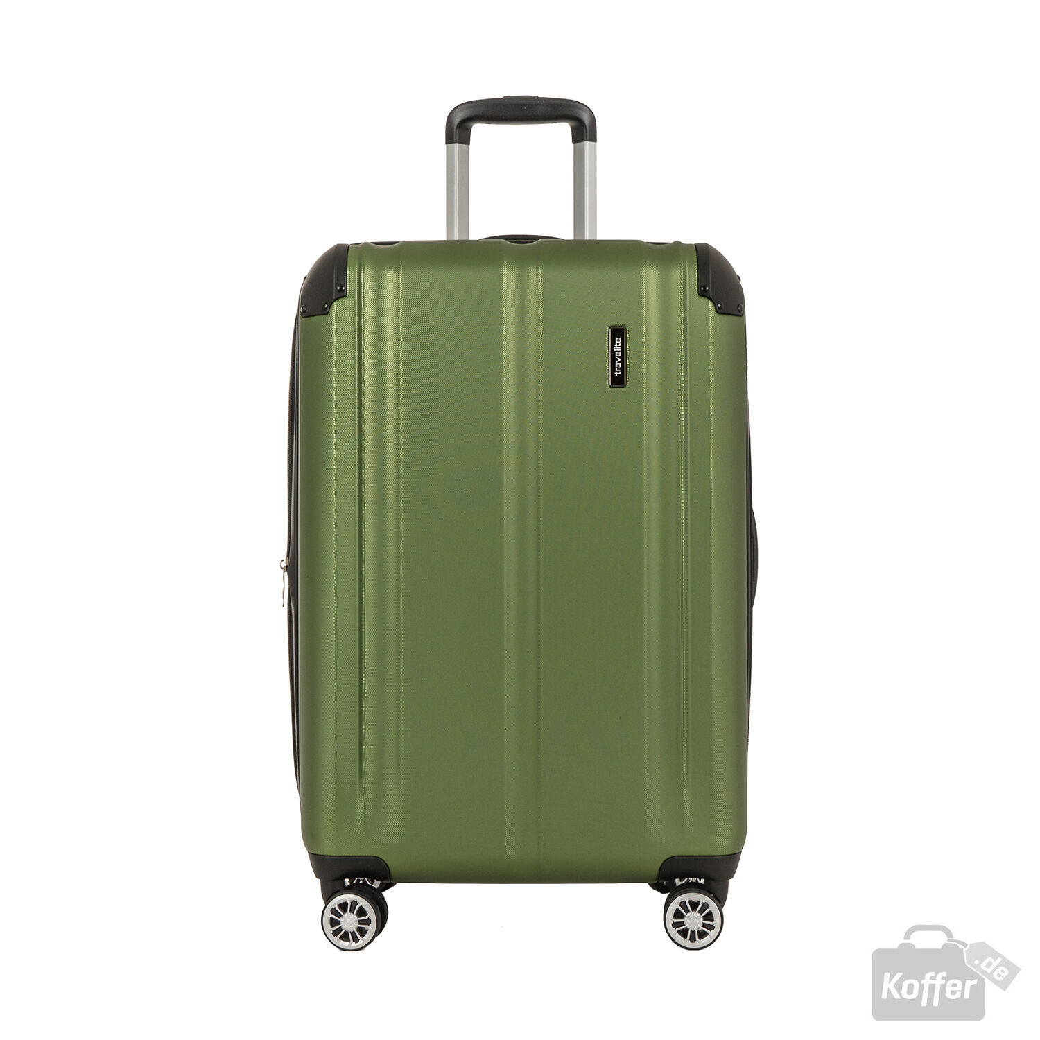 Travelite City Trolley M 4R 68cm erweiterbar grün Travelite City Trolley M 4R 68cm erweiterbar grün