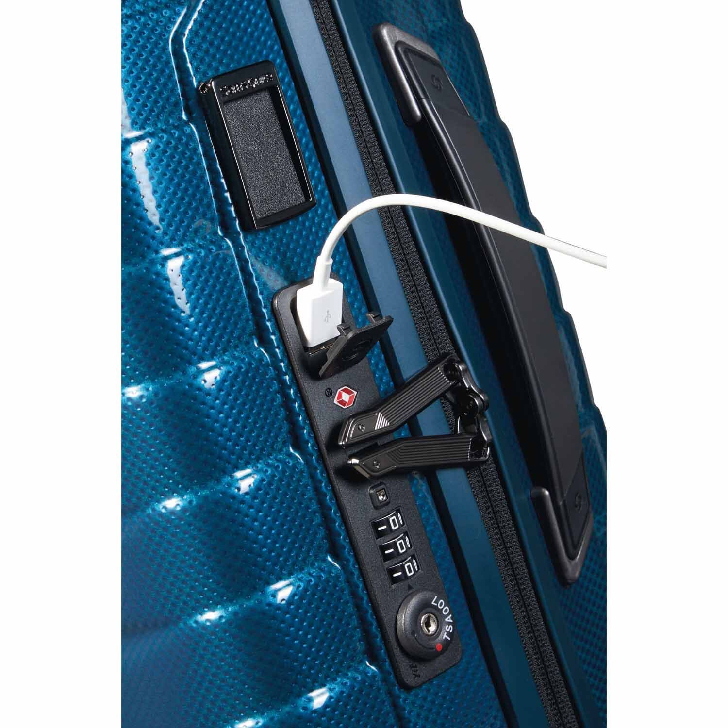 Samsonite Proxis Trolley mit 4 Rollen erweiterbar 55cm (20/23cm) + GRATIS HOTELGUTSCHEIN Petrol Blue Samsonite Proxis Trolley mit 4 Rollen erweiterbar 55cm (20/23cm) + GRATIS HOTELGUTSCHEIN Petrol Blue