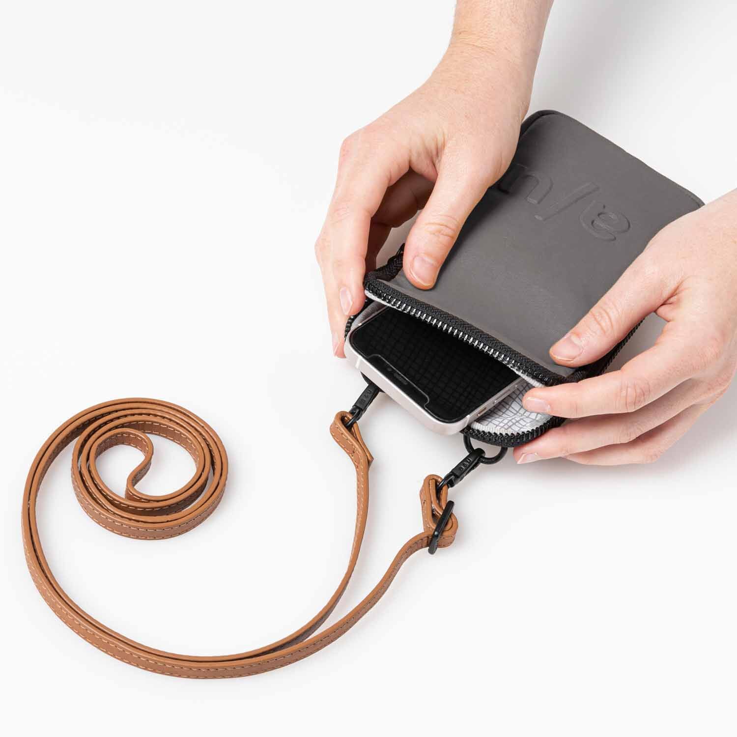 aunts & uncles Japan Uji Phonebag 6,5 Zoll gravity grey