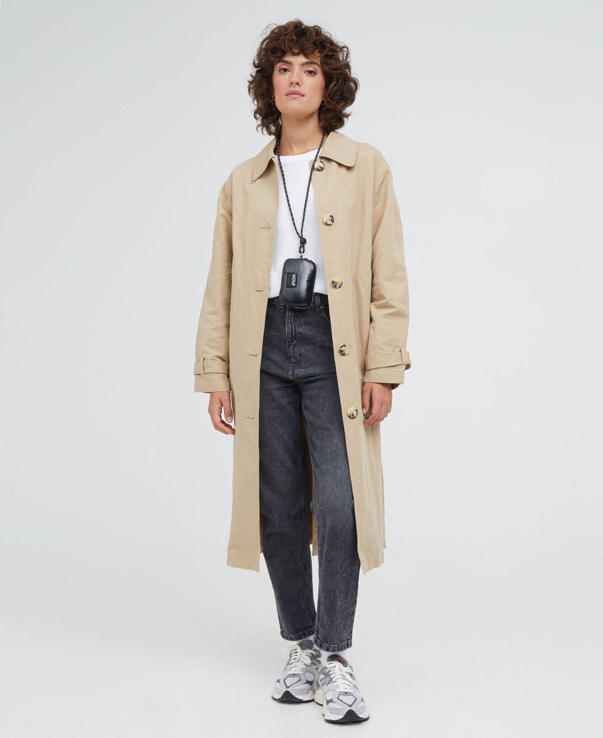 Wouf Quilted Collection Crossbody Coin Purse -Glossy Black Wouf Quilted Collection Crossbody Coin Purse -Glossy Black