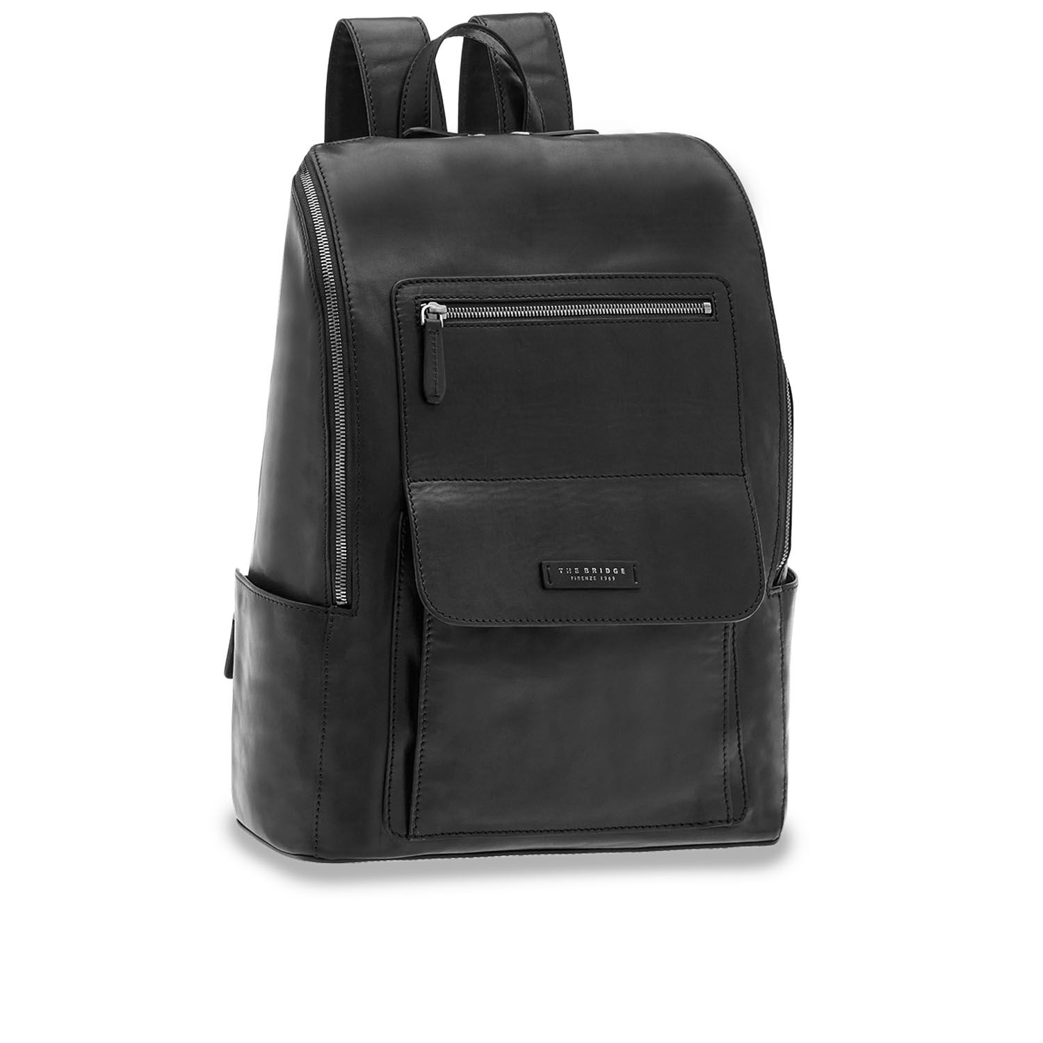 The Bridge Alberto Rucksack Schwarz/Ruthenium