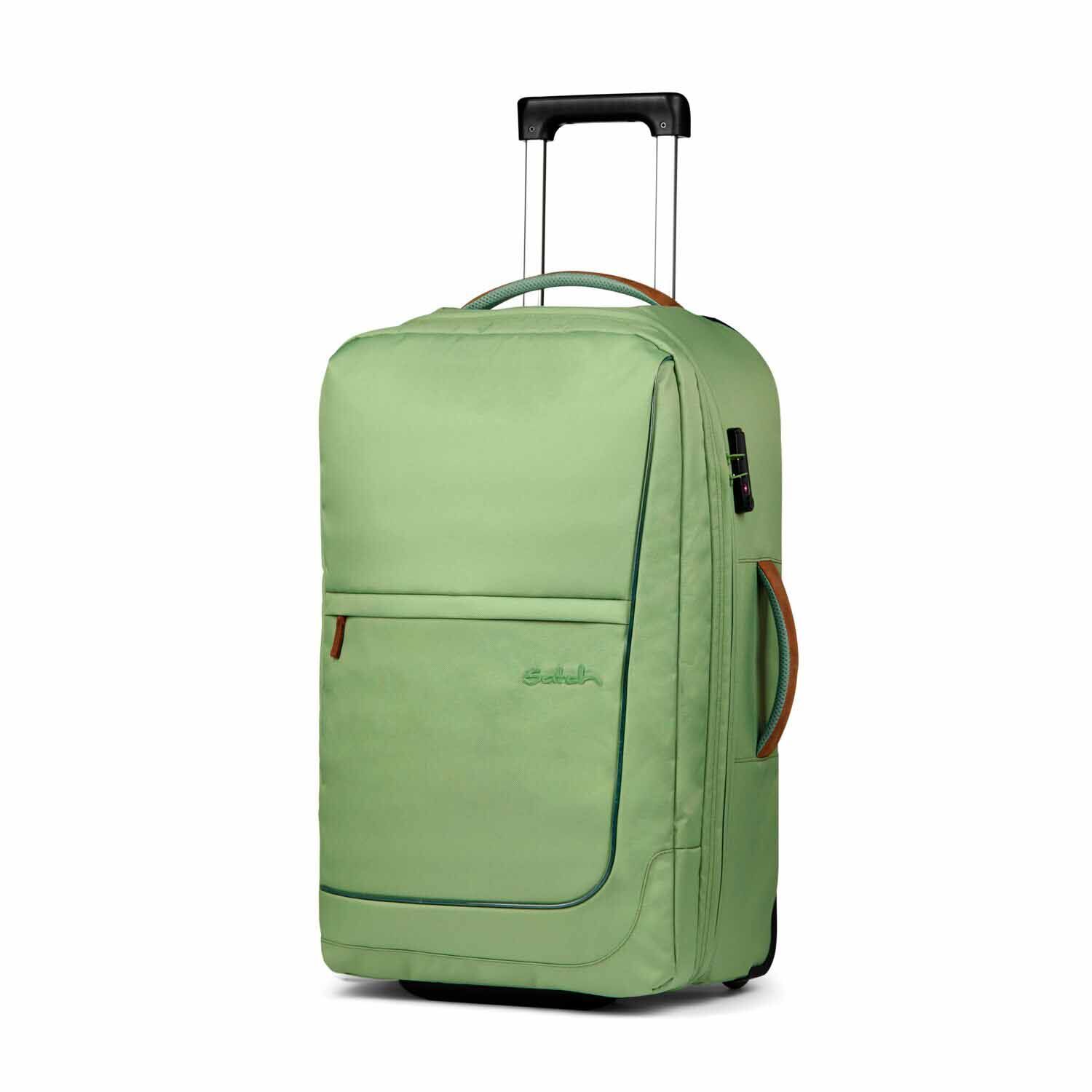 satch Koffer flow M Trolley Pure Jade Green