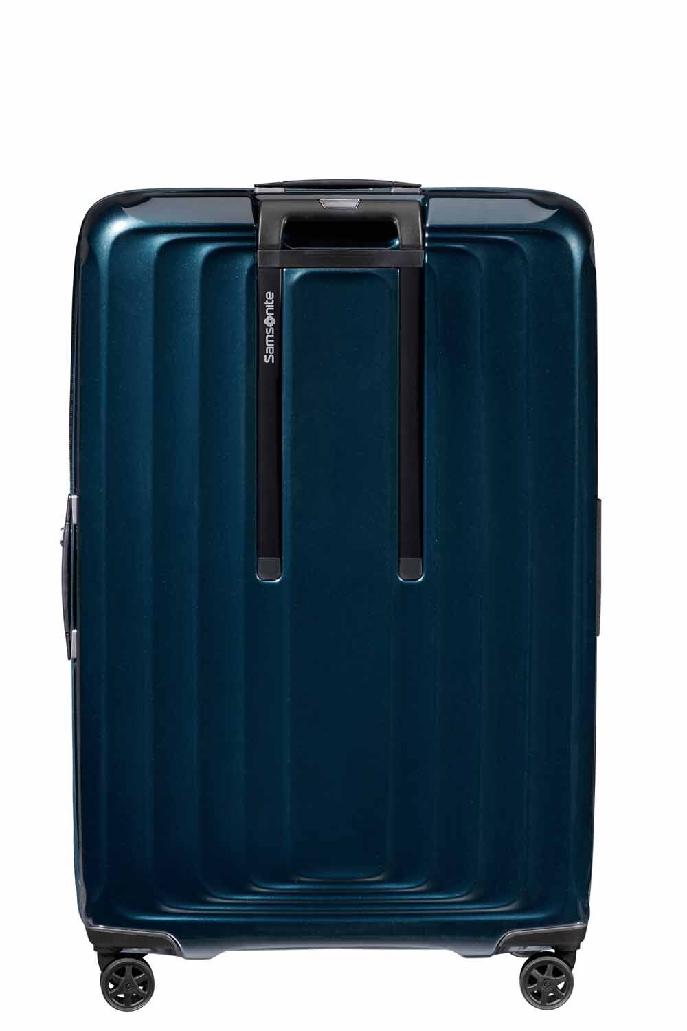 Samsonite Nuon Trolley mit 4 Rollen erweiterbar 81cm + GRATIS HOTELGUTSCHEIN Metallic Dark Blue Samsonite Nuon Trolley mit 4 Rollen erweiterbar 81cm + GRATIS HOTELGUTSCHEIN Metallic Dark Blue