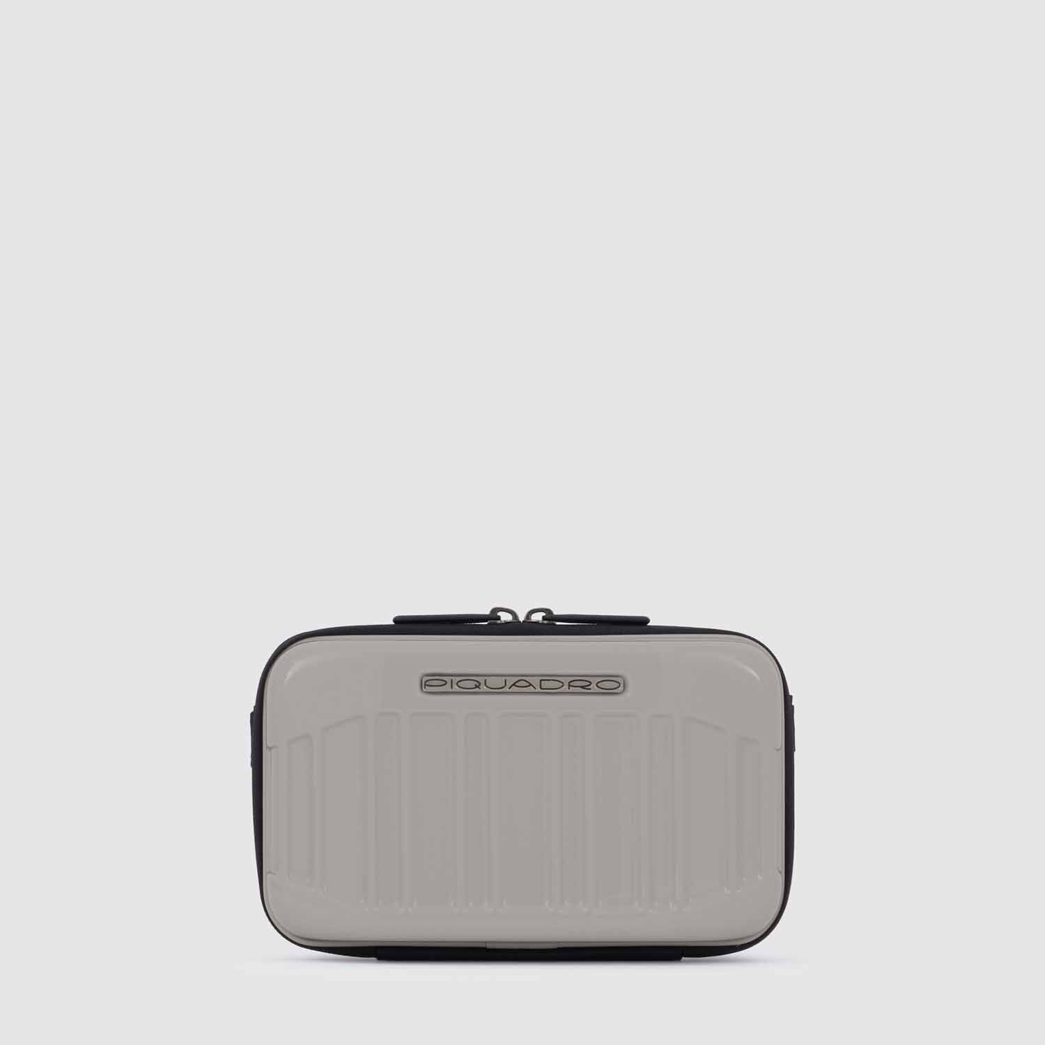 Piquadro PQ-Light Personal case Umhängetasche, glänzend Grau