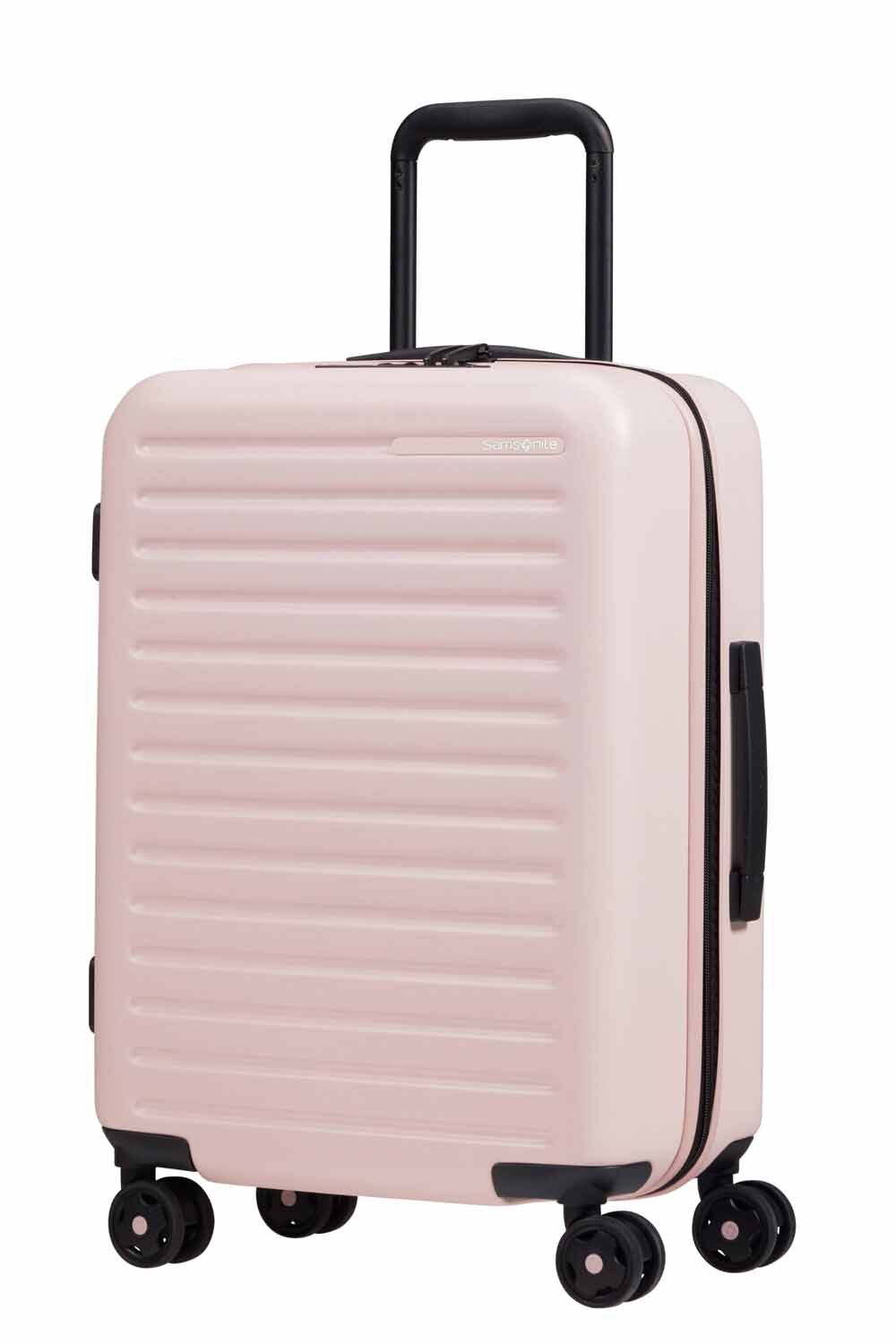 Samsonite Stackd Trolley mit 4 Rollen erweiterbar 55cm + GRATIS HOTELGUTSCHEIN Rose