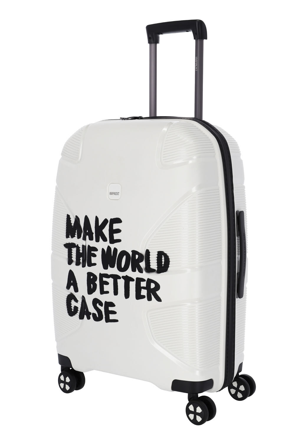 IMPACKT IP1 Koffer M, 4-Rollen olar white "Make the world.."