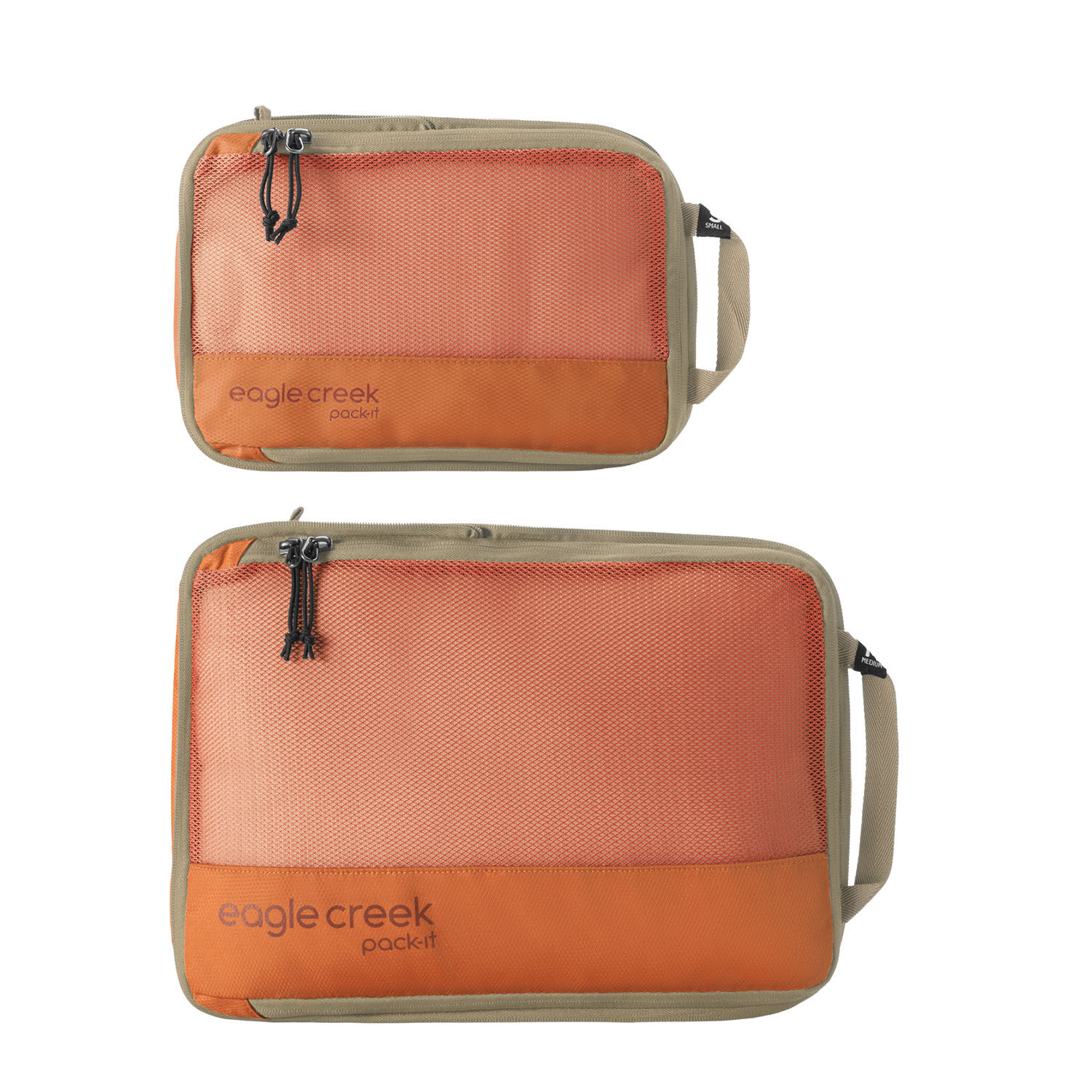 Eagle Creek Pack-It® NEW Reveal Compression Cube Set S/M Mandarin