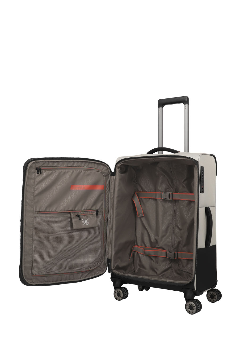 Travelite Crosslite Trolley M 4-Rollen erweiterbar Natur Travelite Crosslite Trolley M 4-Rollen erweiterbar Natur