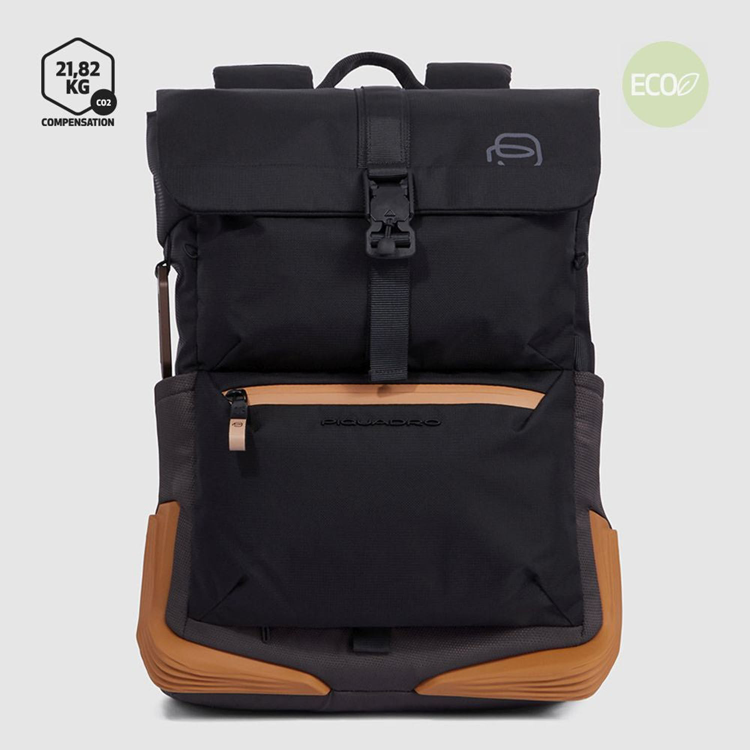Piquadro Corner 2.0 Bike laptop-rucksack 15,6" Schwarz