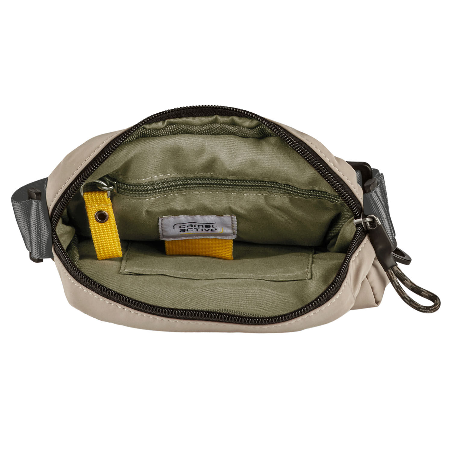 Camel Active Terra Cross Bag XS aus recyceltem Nylon 4227 Beige