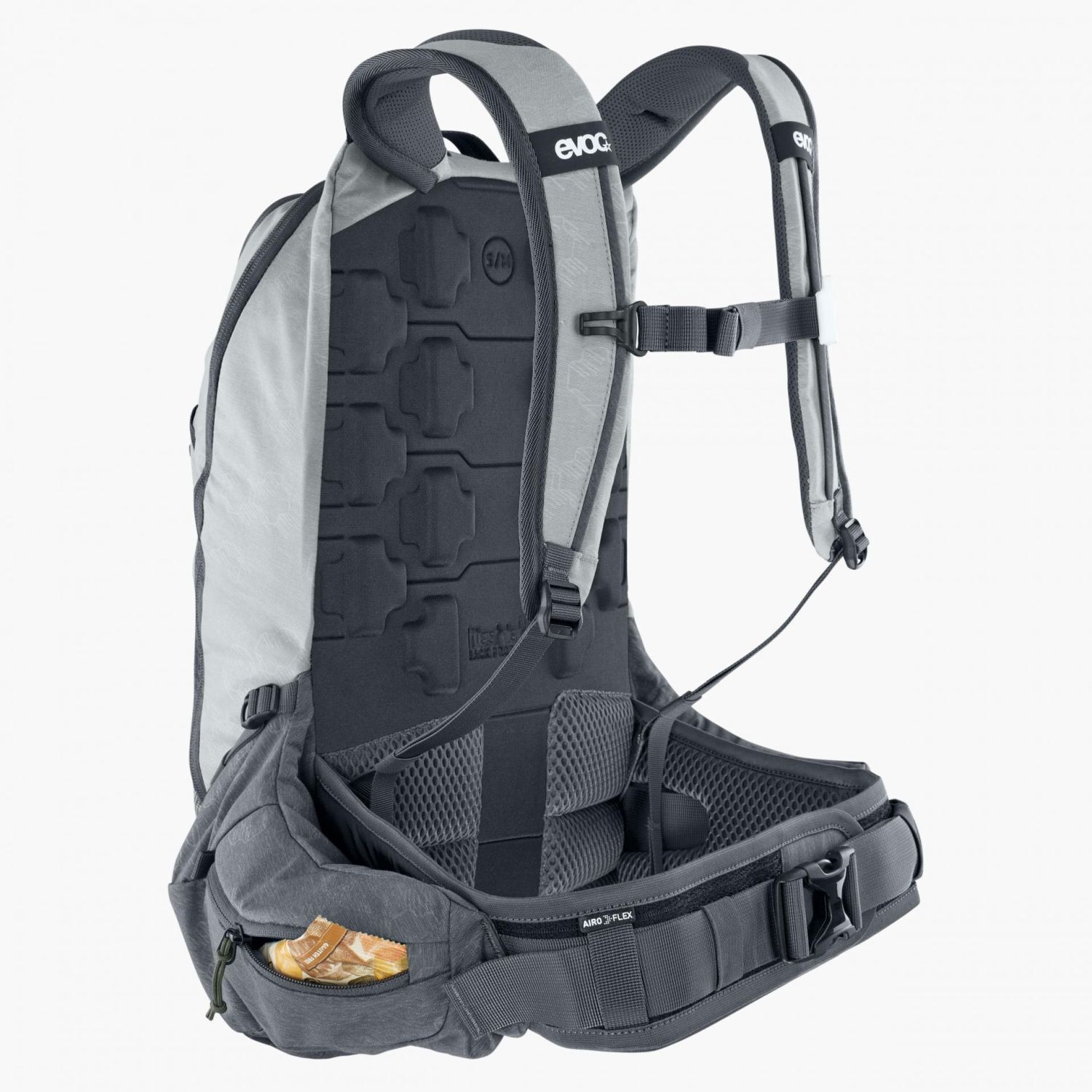 evoc Protector Backpacks Trail Pro 16 S/M Stone - Carbon Grey