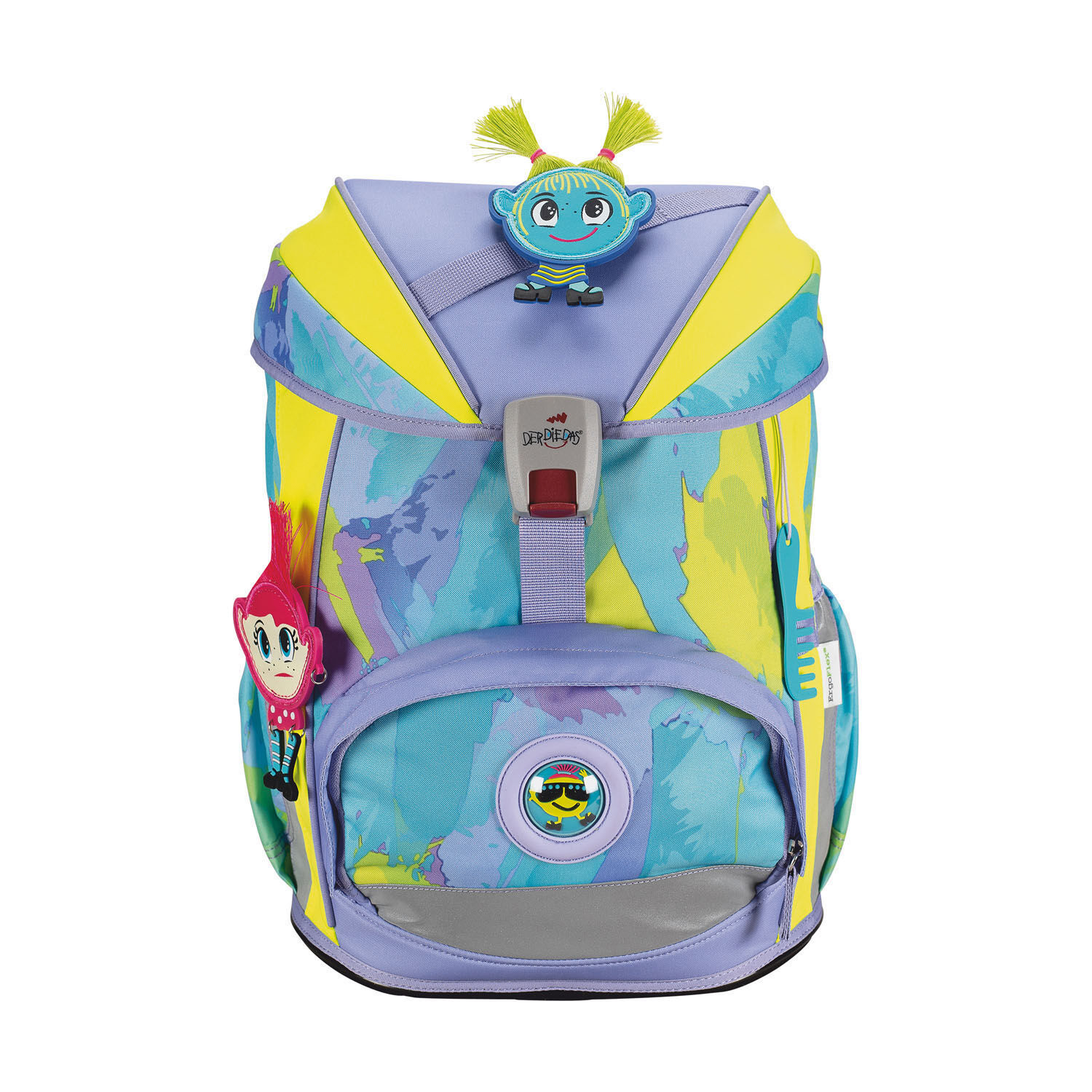 DerDieDas ErgoFlex Schulrucksack-Set 5-teilig mit Sportbeutel Hippie Hair DerDieDas ErgoFlex Schulrucksack-Set 5-teilig mit Sportbeutel Hippie Hair