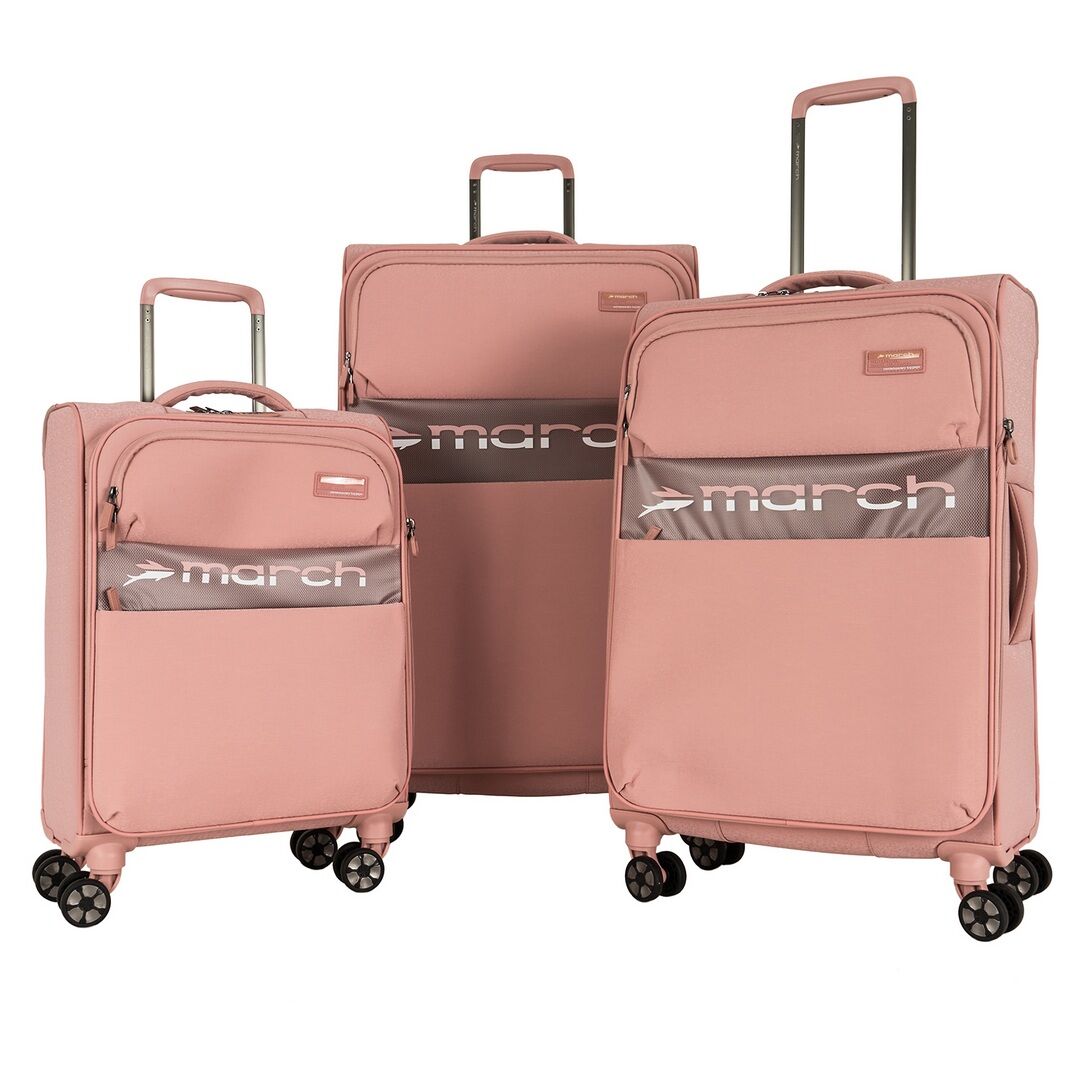 March mosaic Trolley-Set pink