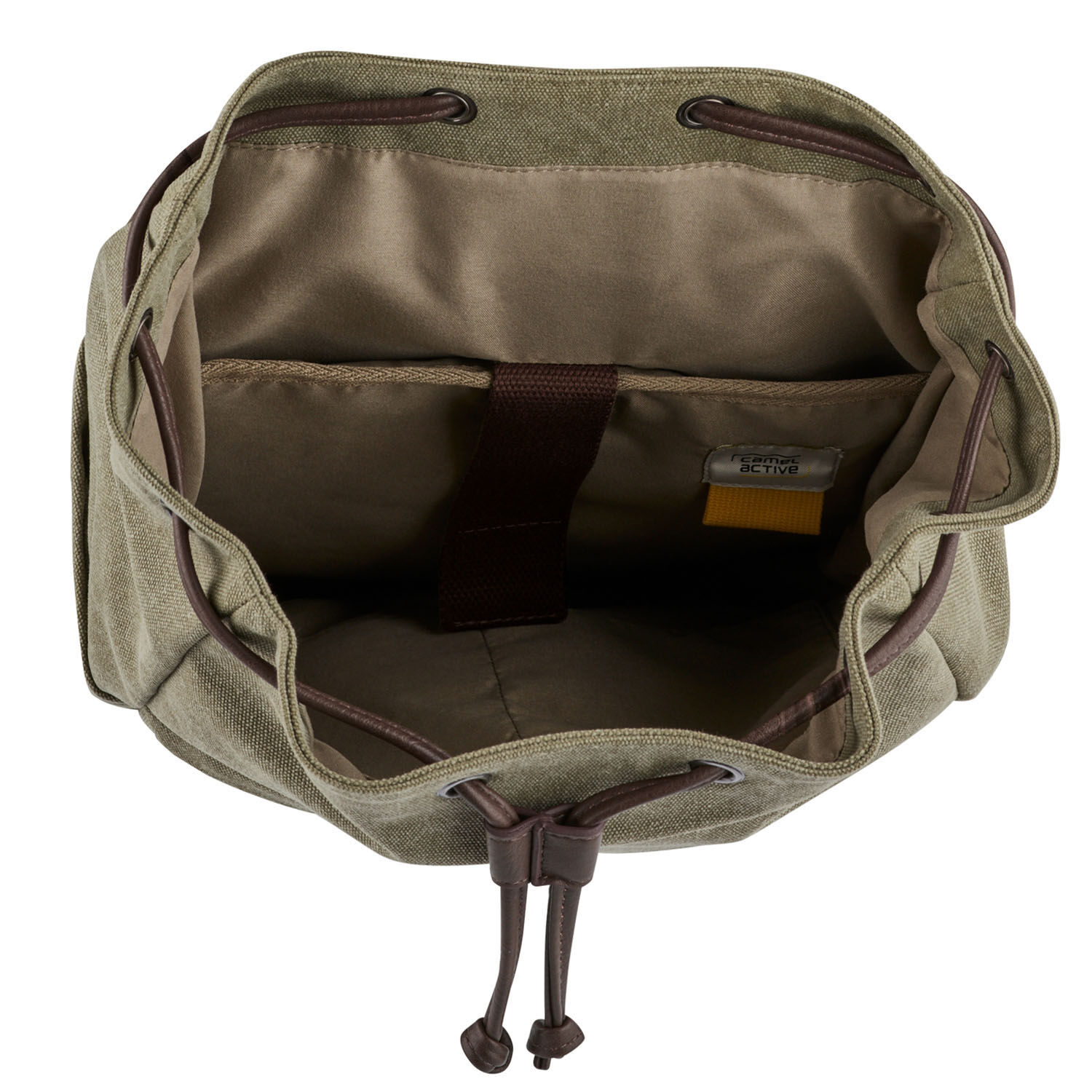 Camel Active AIR Canvas Rucksack L Khaki Camel Active AIR Canvas Rucksack L Khaki