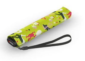 Knirps US.050 ultra light slim manual Taschenschirm embracing neon