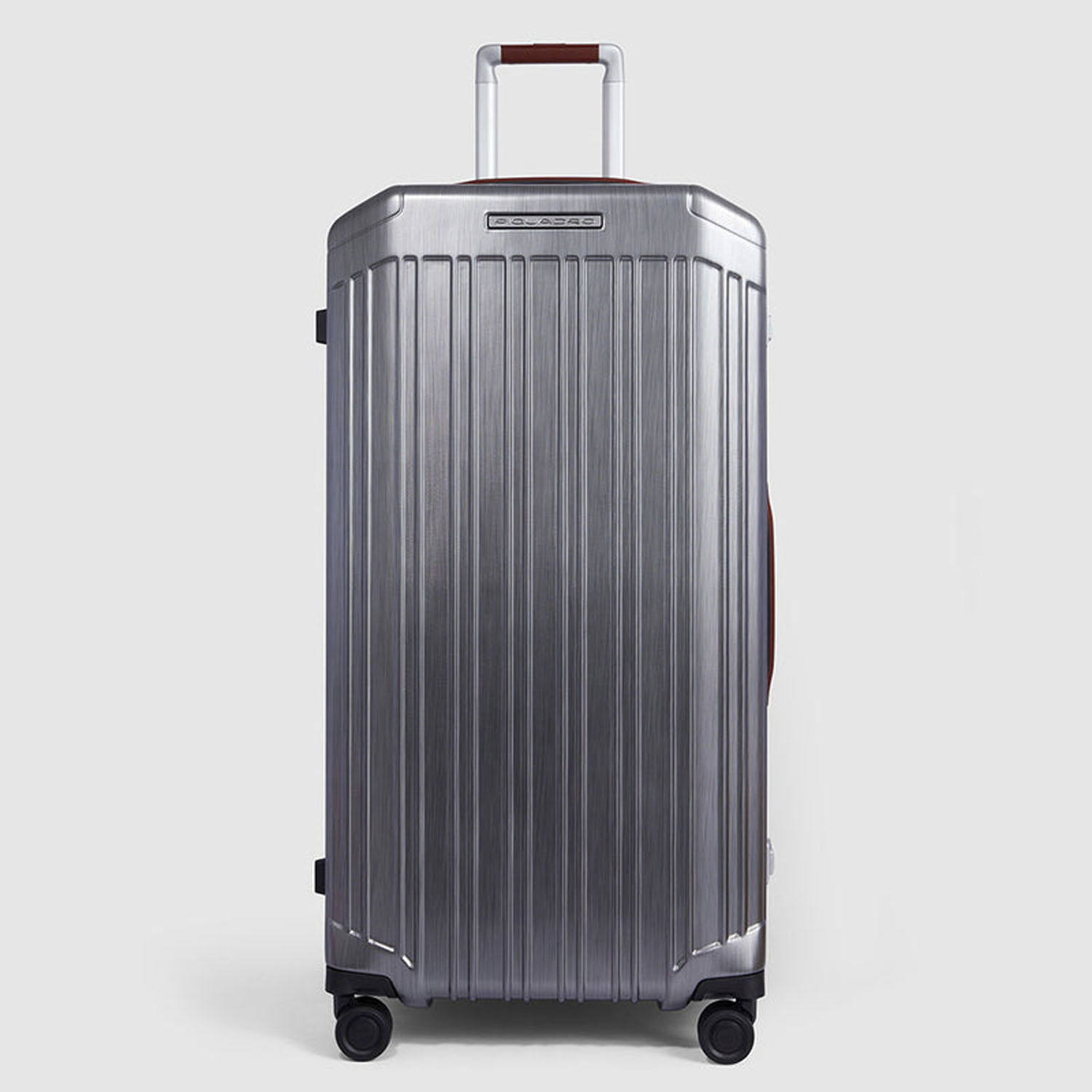 Piquadro PQLM Trolley Koffer Trunk mit 4-Rollen Schwarz/Tabak