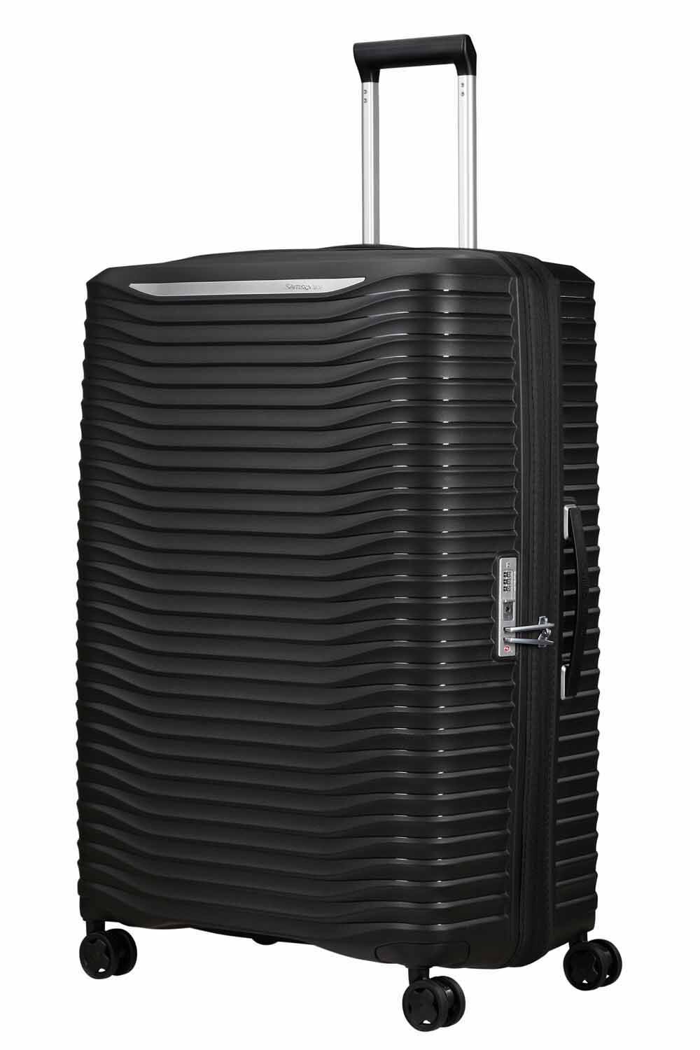 Samsonite Upscape Trolley mit 4 Rollen erweiterbar 81cm + GRATIS HOTELGUTSCHEIN Schwarz
