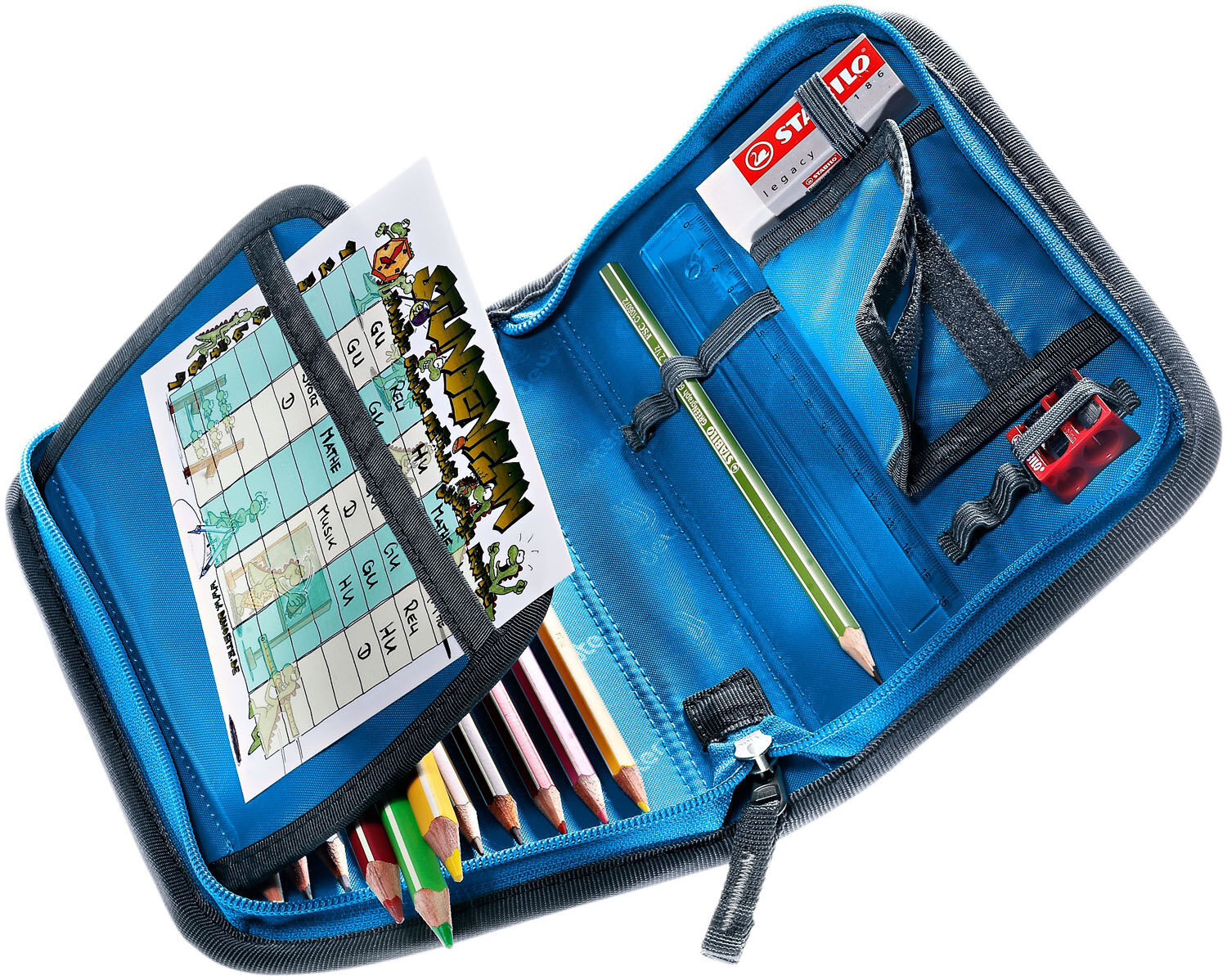 Deuter School OneTwo Set - Sneaker Bag, 5-teilig navy-soccer