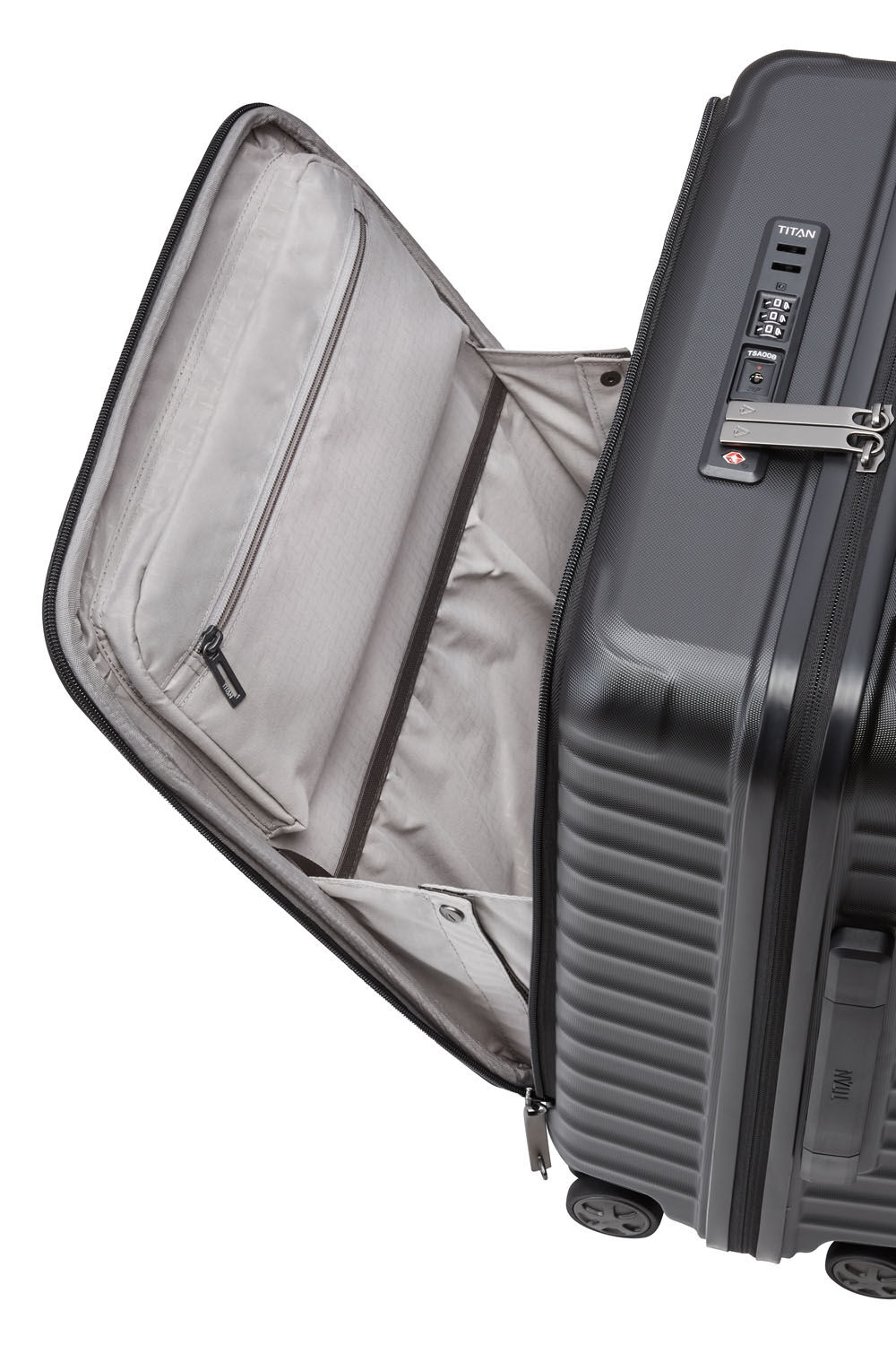 LTAA TITAN LITRON 4-Rollen Trolley S mit Vortasche