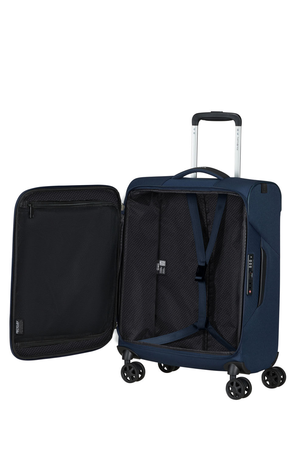 Samsonite Litebeam Trolley mit 4 Rollen 55cm Midnight Blue