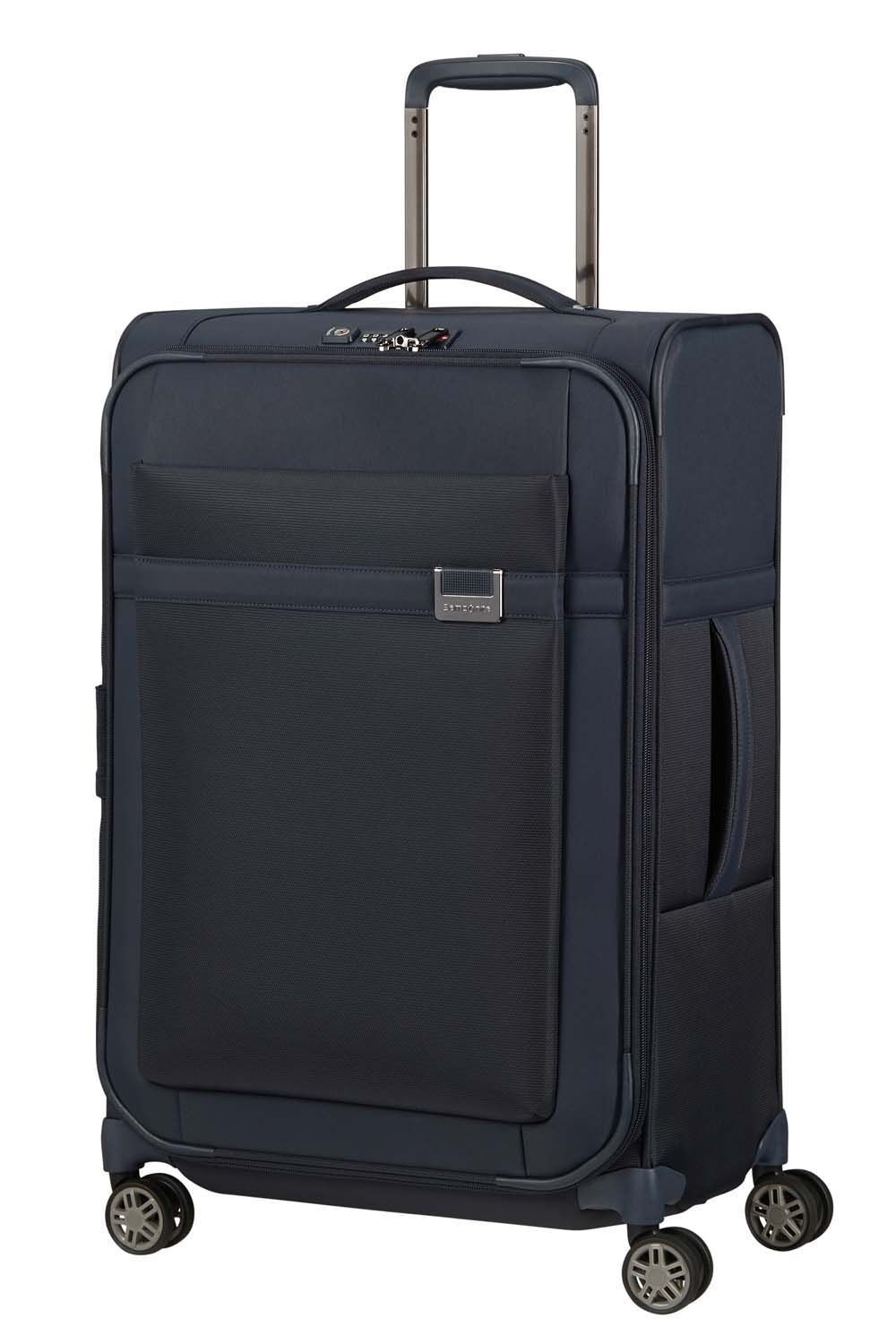 Samsonite Airea Trolley mit 4 Rollen 67cm erweiterbar Dark Blue Samsonite Airea Trolley mit 4 Rollen 67cm erweiterbar Dark Blue