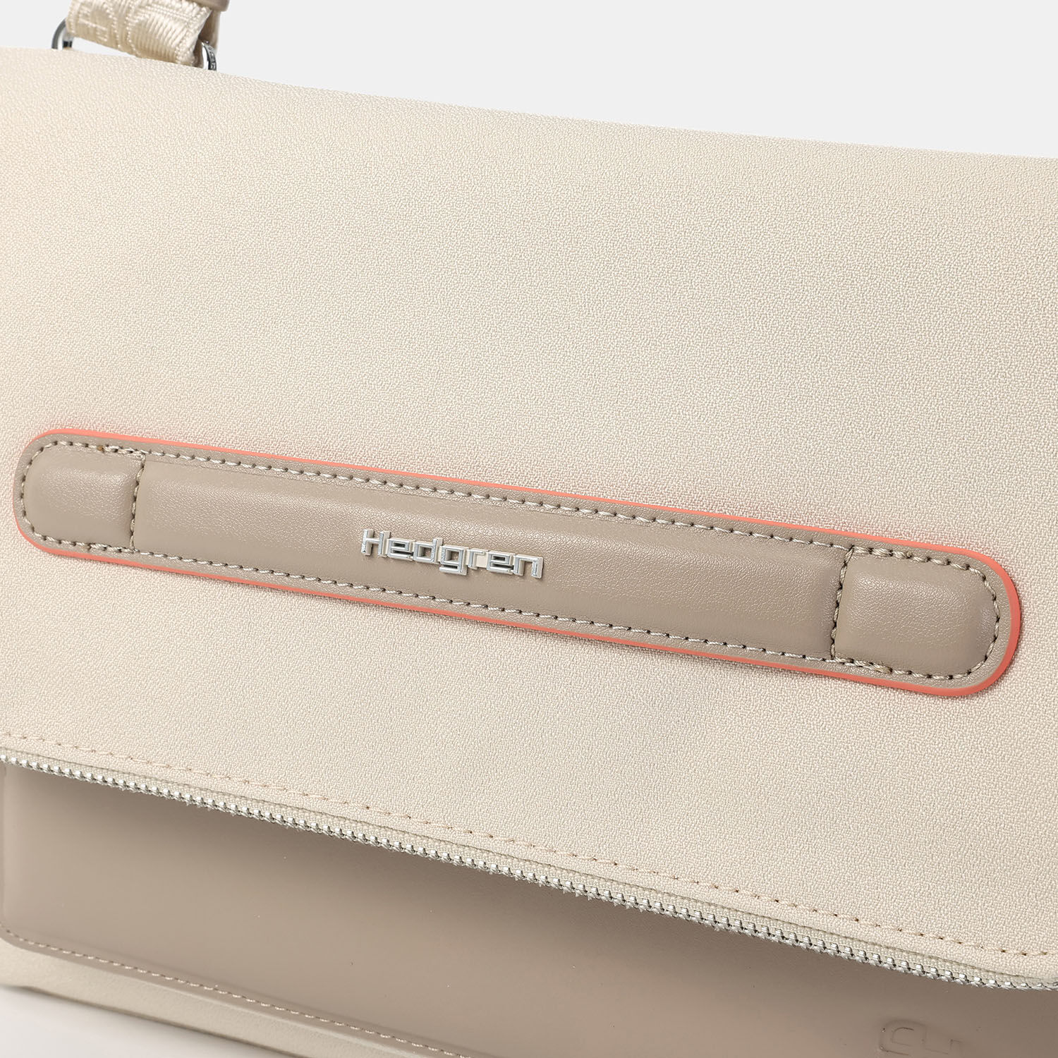 Hedgren Fika FRAPPE Handbag Flap + RFID Birch