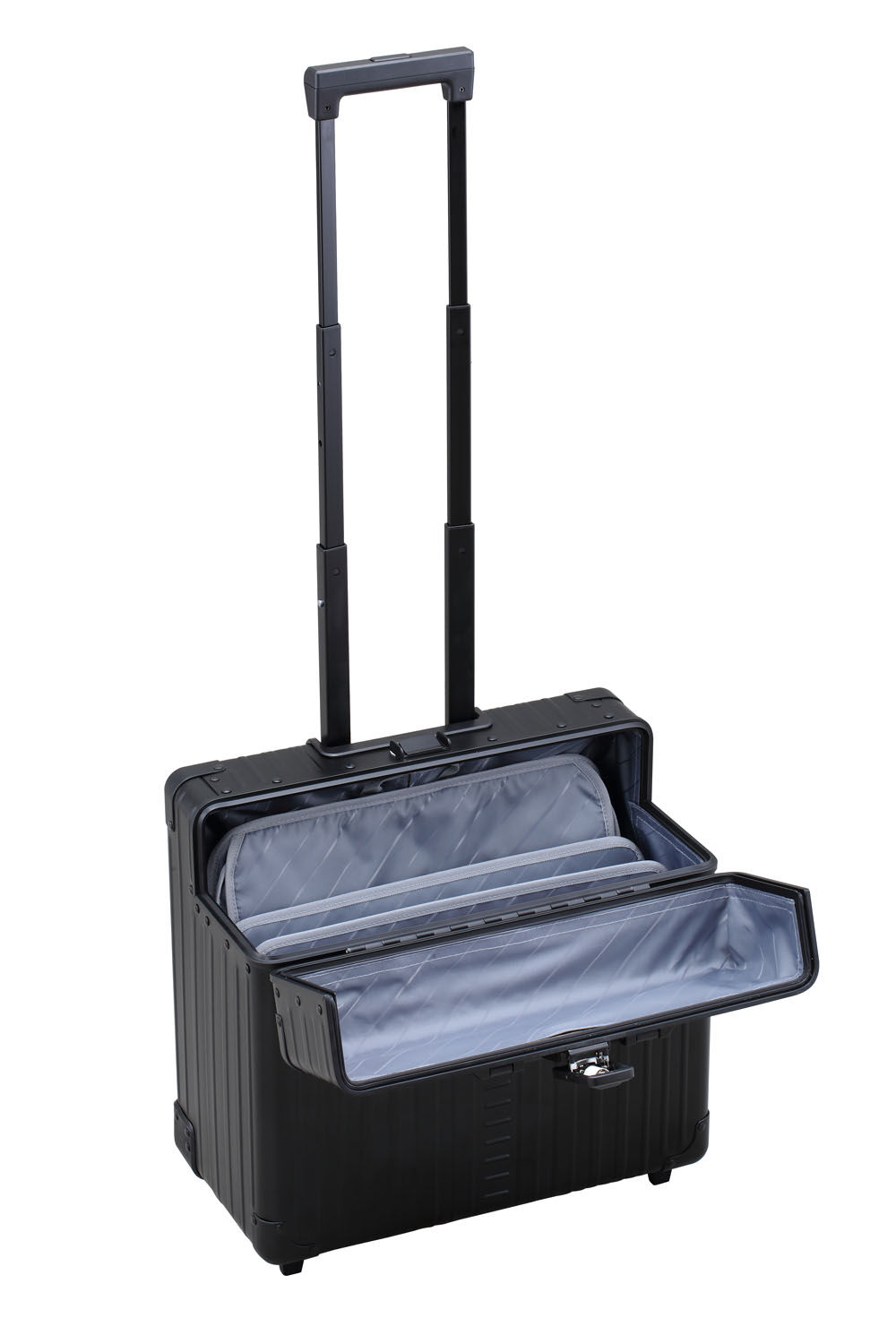 Aleon Pilotenkoffer 17" 2-Rollen Schwarz