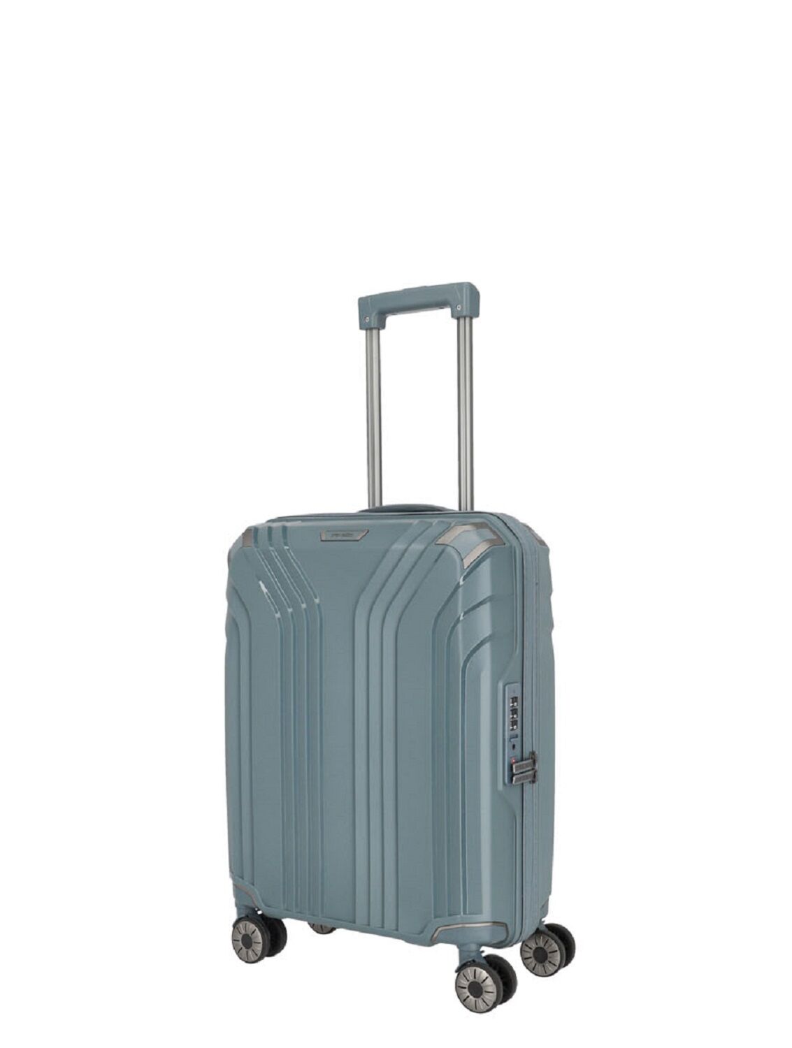 Travelite Elvaa Boardgepäck Trolley S, 4-Rollen Blaugrau