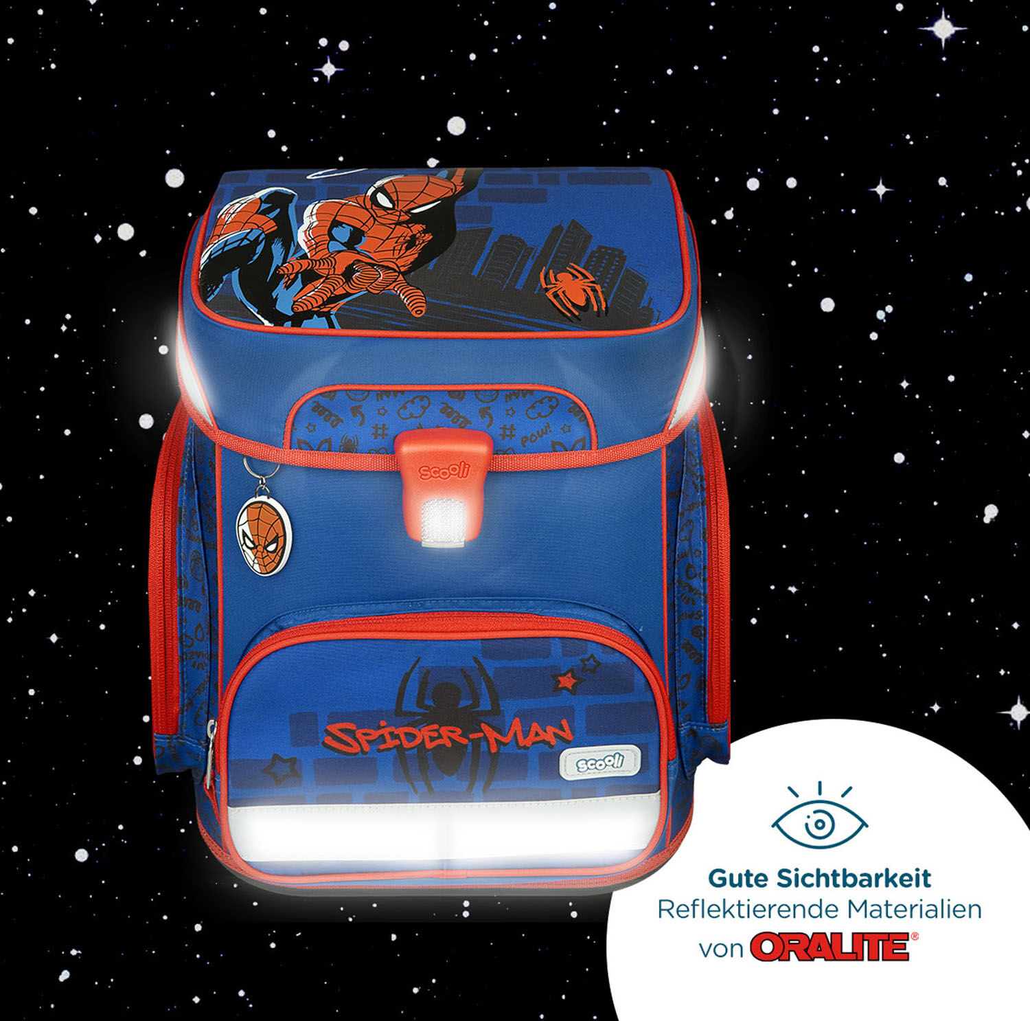 Scooli EasyFit Schulranzen, 5-teiliges Set Spider-Man Scooli EasyFit Schulranzen, 5-teiliges Set Spider-Man