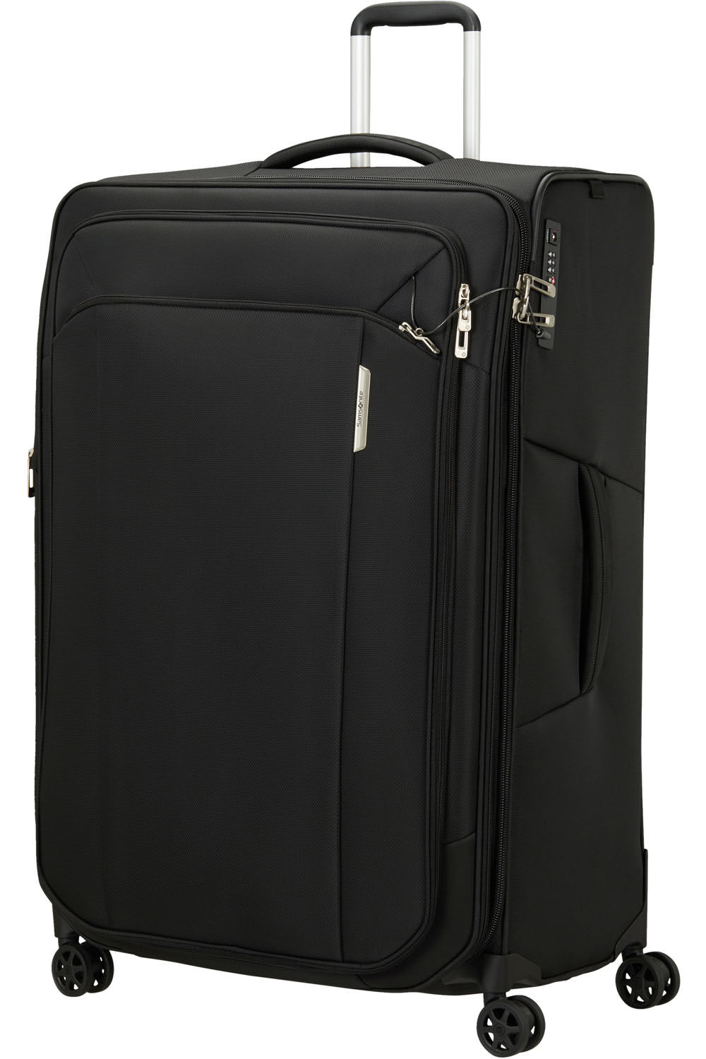 Samsonite Respark Trolley mit 4 Rollen erweiterbar 82cm + GRATIS HOTELGUTSCHEIN Ozone Black
