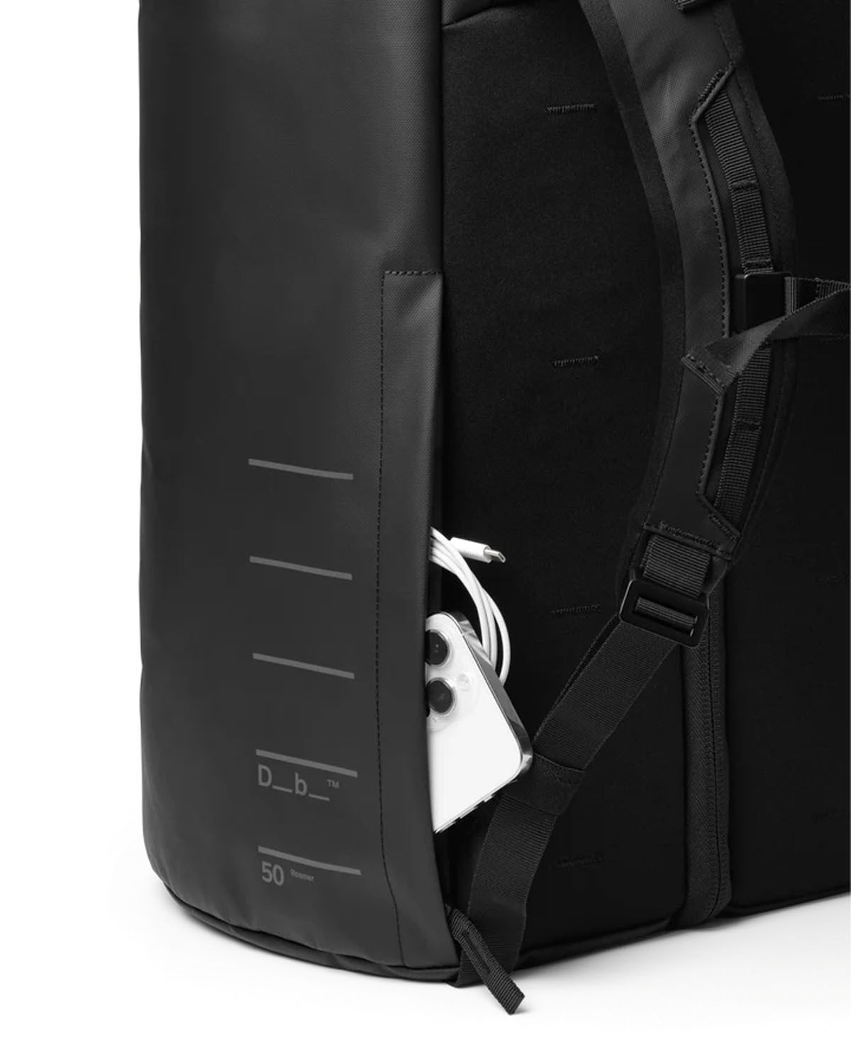D_b_ Roamer Pro Split Duffel / Backpack 50L Black Out