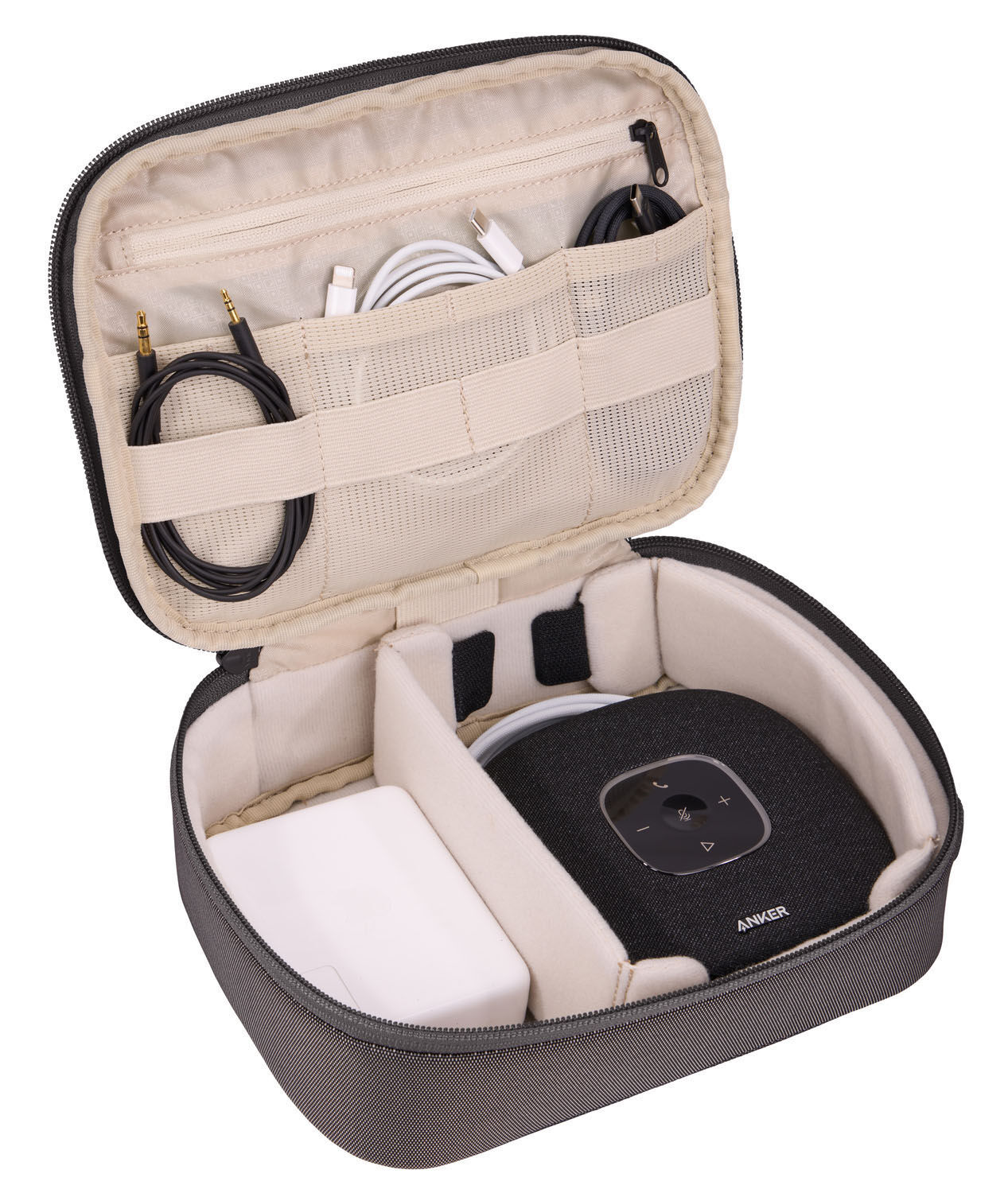 THULE Subterra 2 Powershuttle Plus -Elektroniktasche groß Vetiver Gray THULE Subterra 2 Powershuttle Plus -Elektroniktasche groß Vetiver Gray