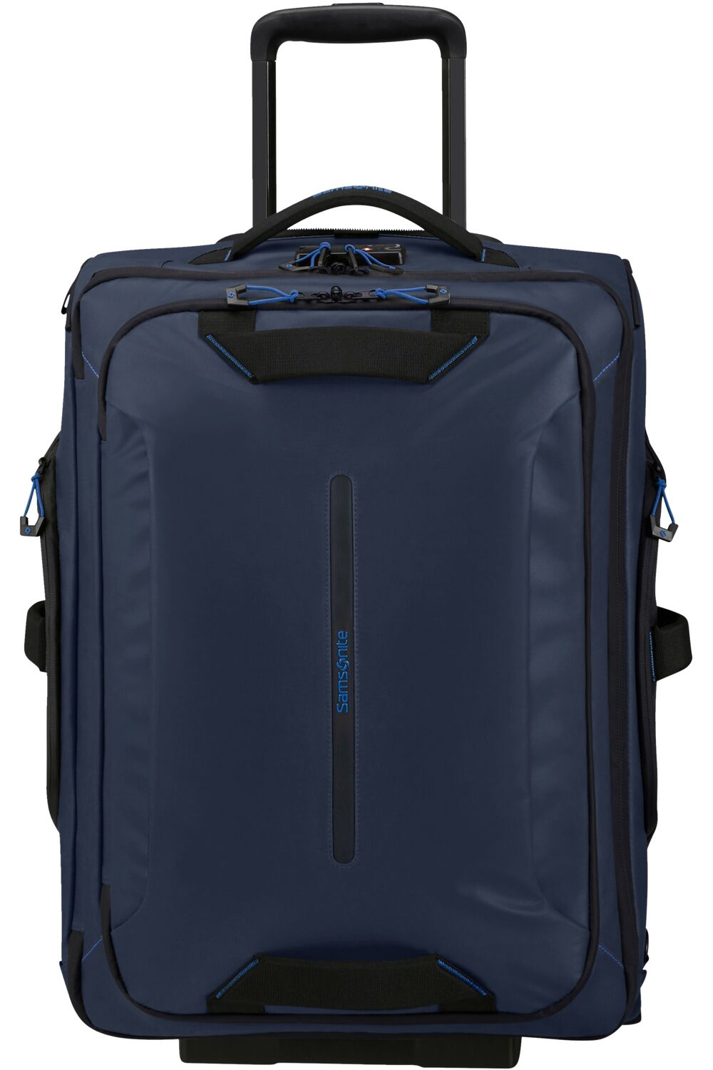 Samsonite Ecodiver Reisetasche/Rucksack mit Rollen 55cm + GRATIS HOTELGUTSCHEIN Blue Nights