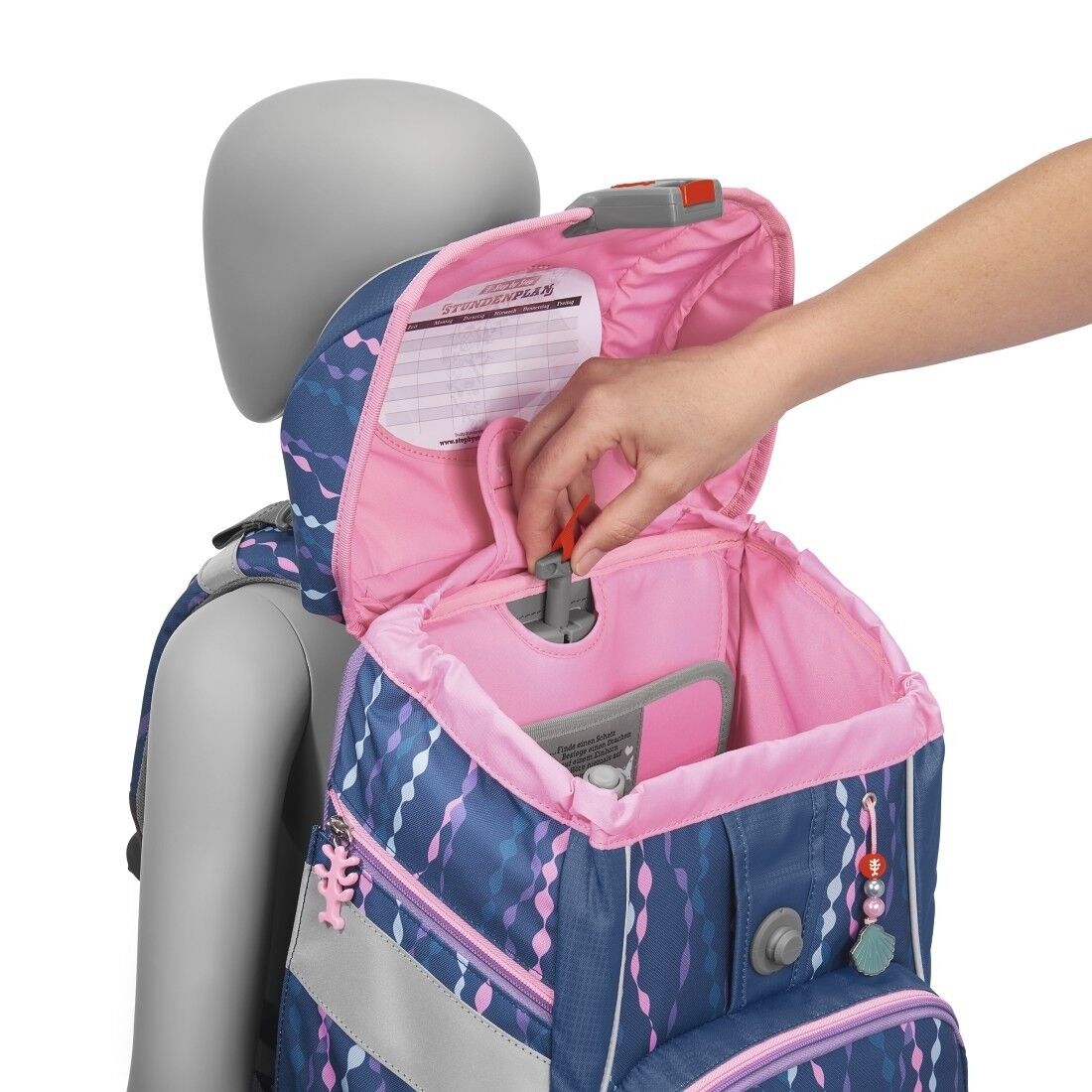 Step by Step 2IN1 PLUS Schulranzen-Set, 6-teilig Mermaid Bella